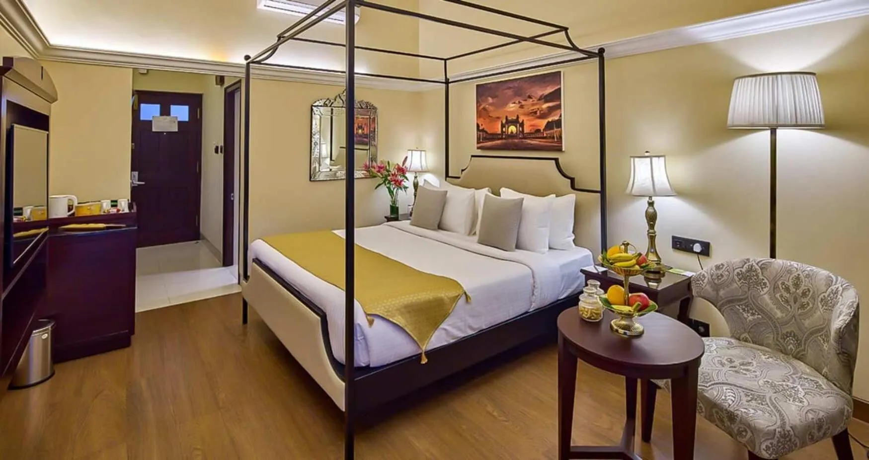 Bedroom, Bed in Royal Orchid Metropole Mysore
