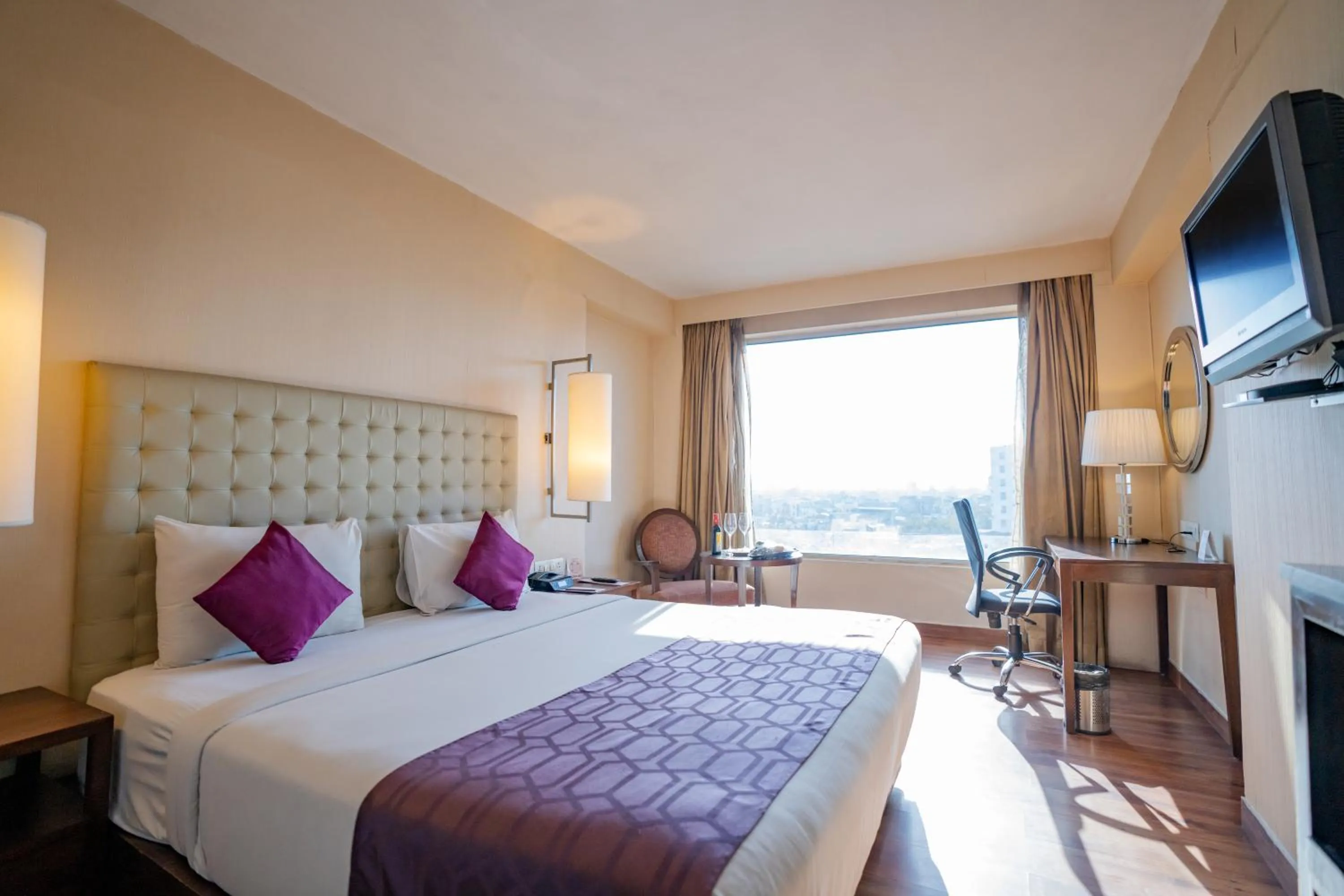 View (from property/room), Bed in Royal Orchid Central Jaipur, Bani Park