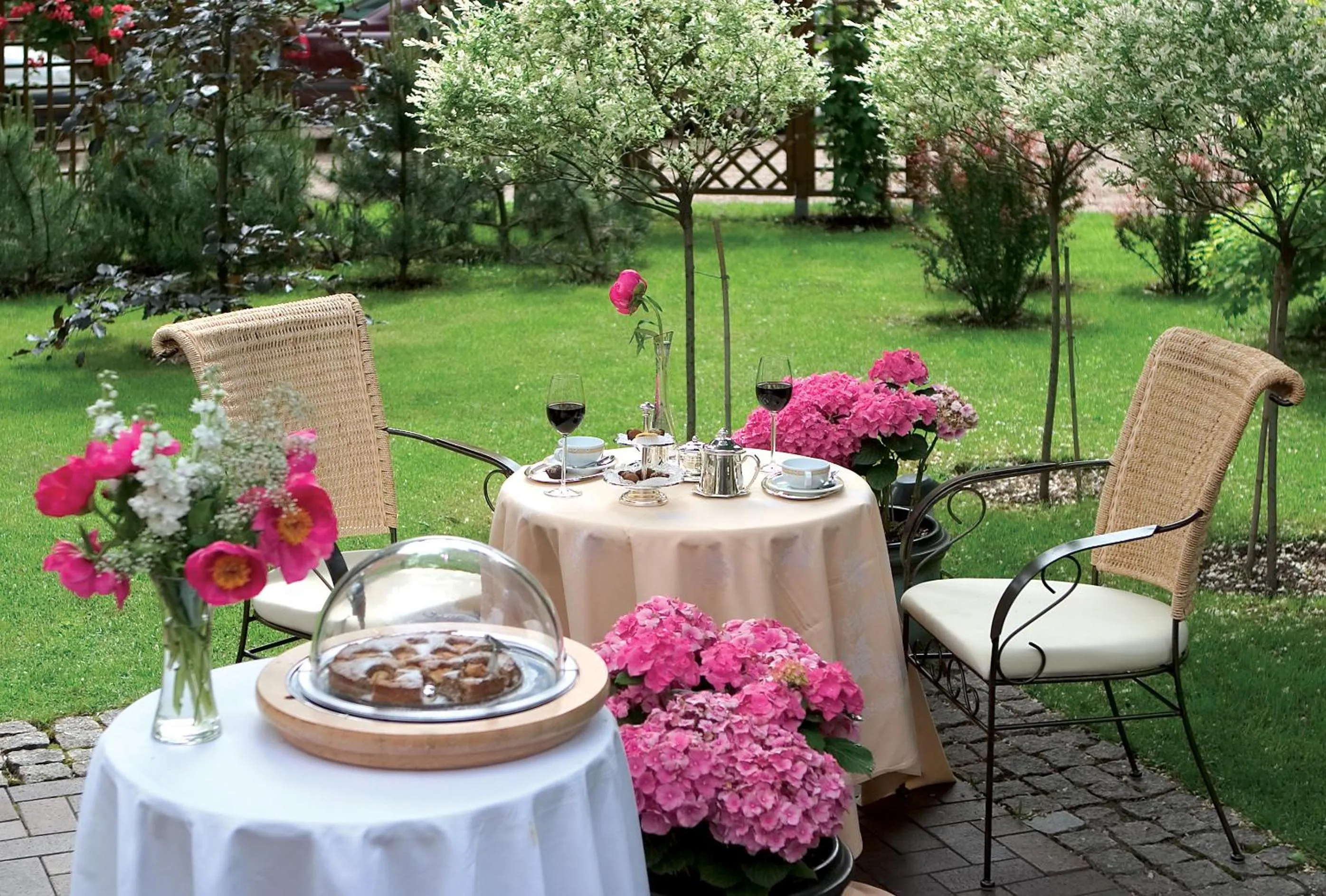 Patio in Grotthuss Boutique Hotel Vilnius
