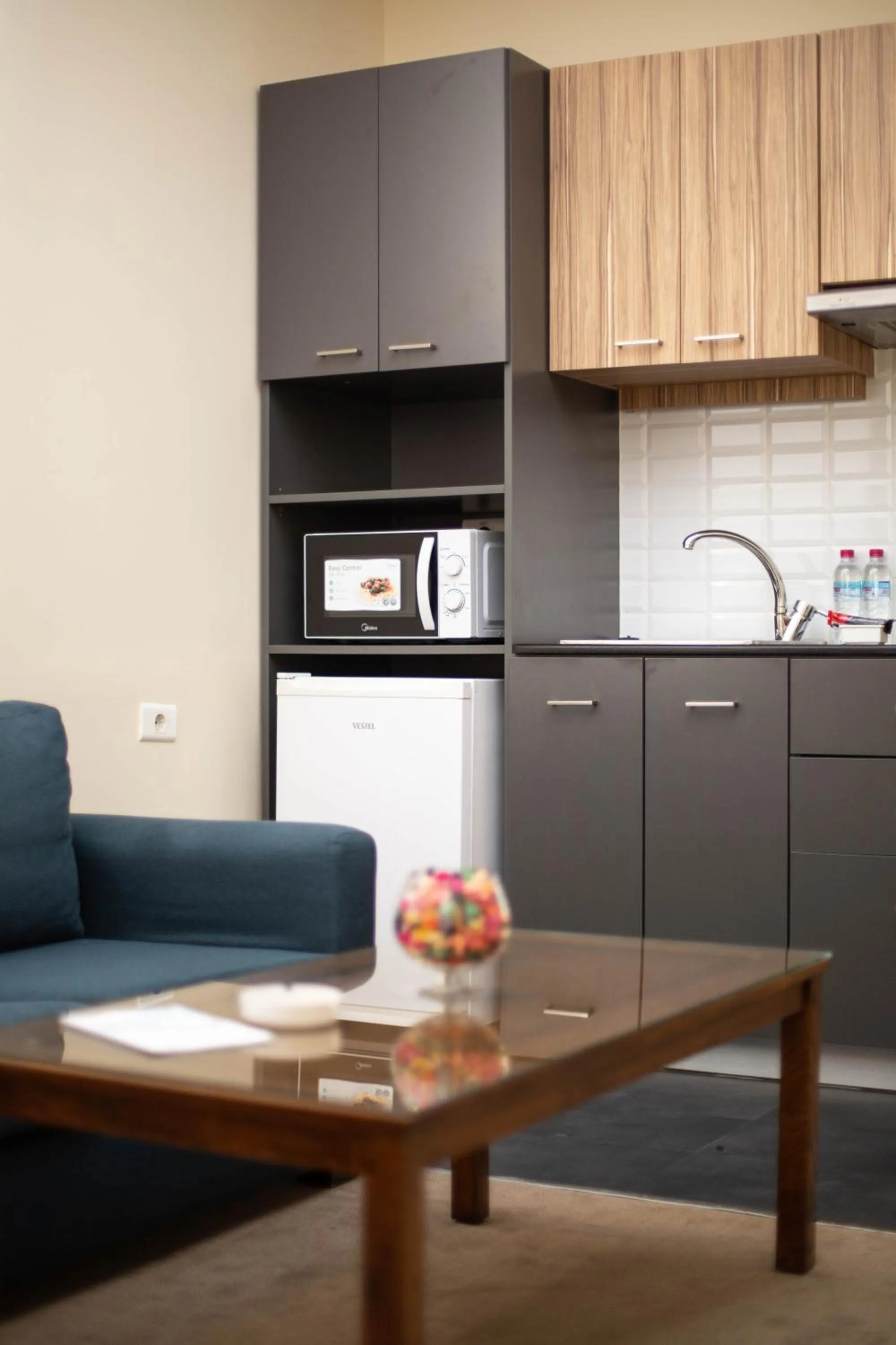 Kitchen or kitchenette in Cosmopolitan Hotel