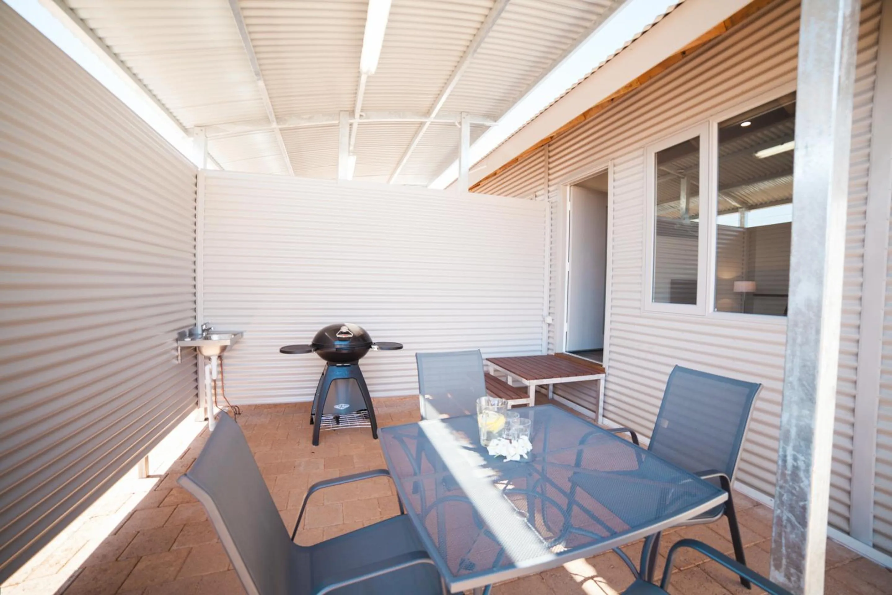 Patio in Exmouth Escape Resort