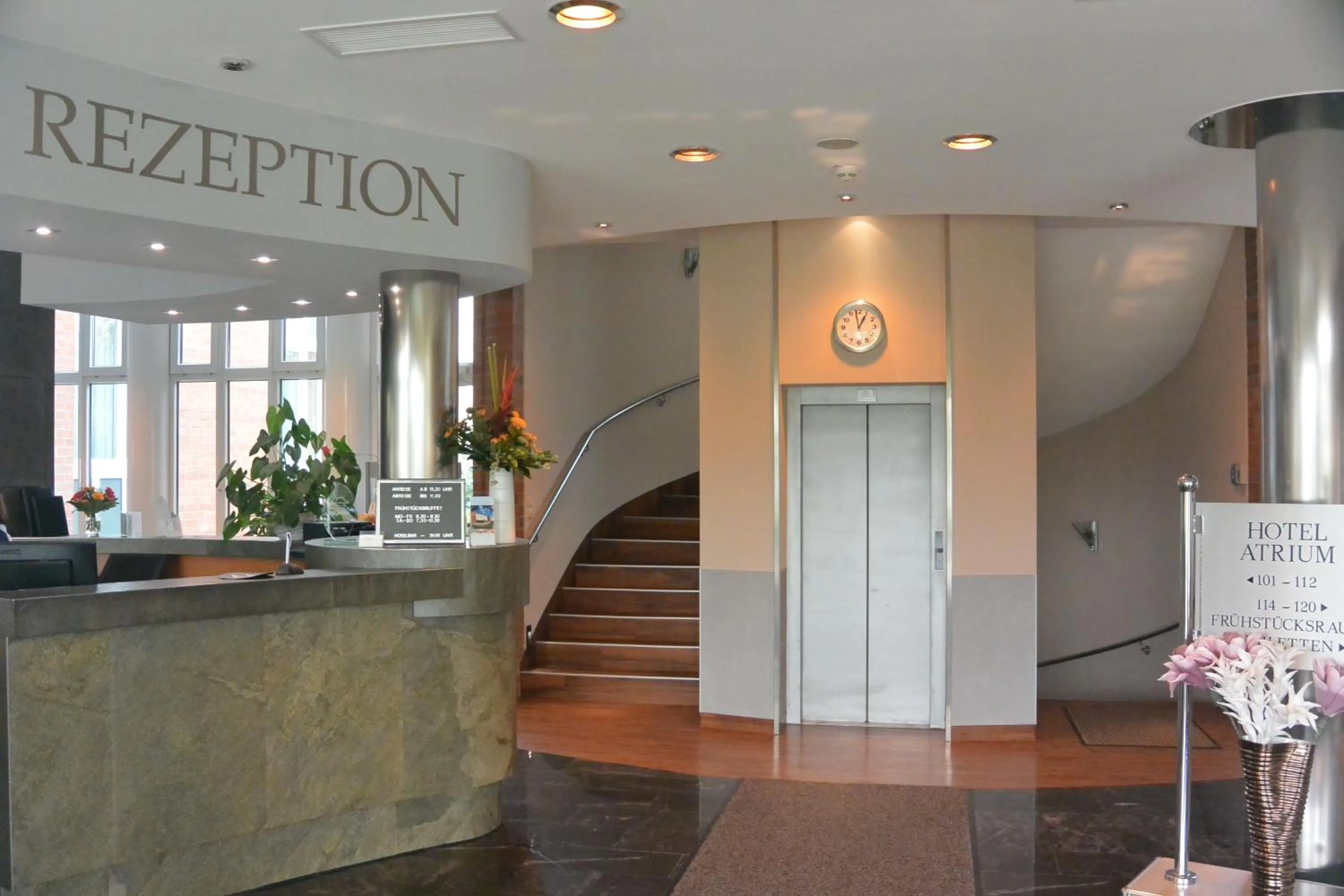 Lobby or reception in Atrium Hotel Krüger