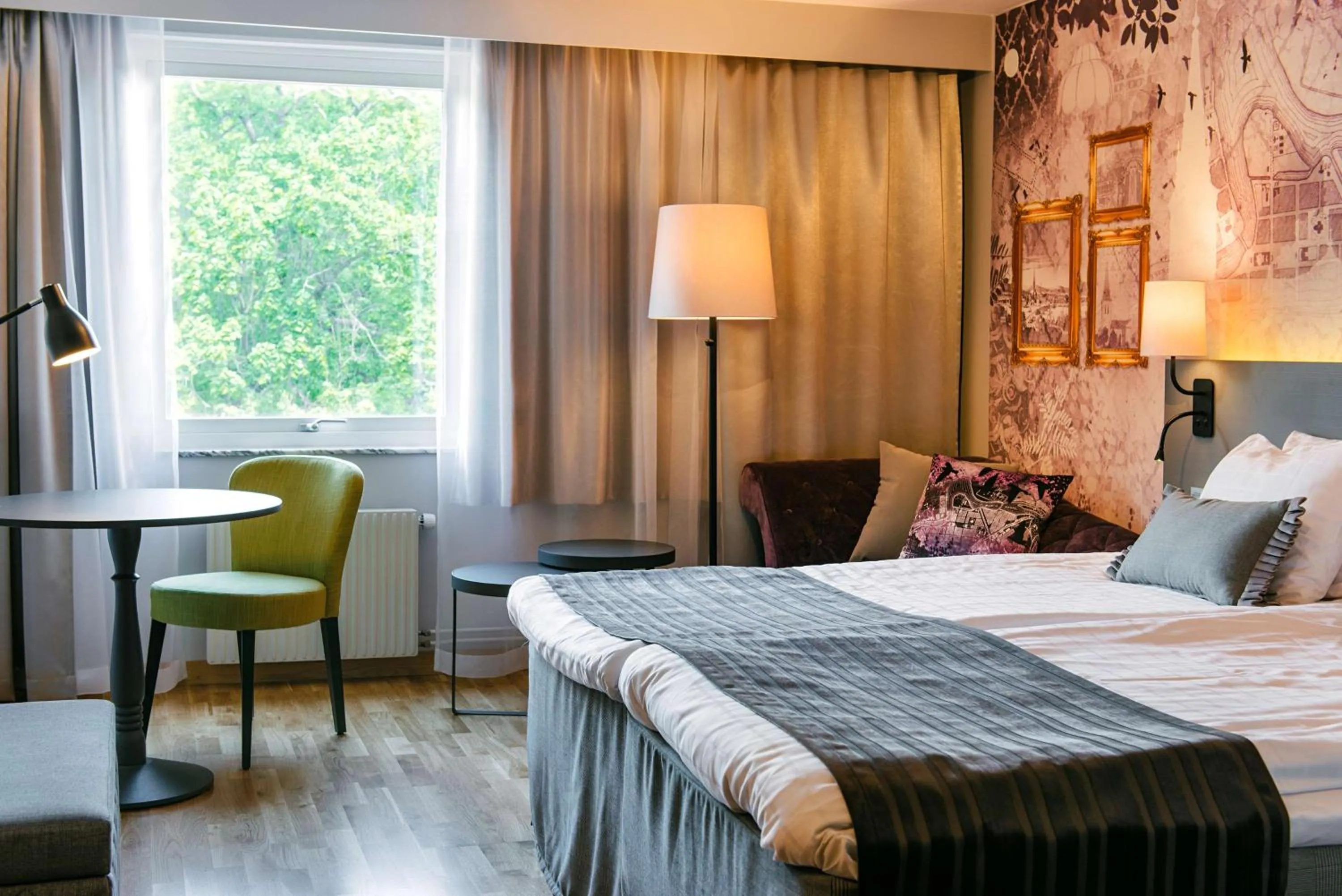 Bedroom, Bed in Scandic Winn