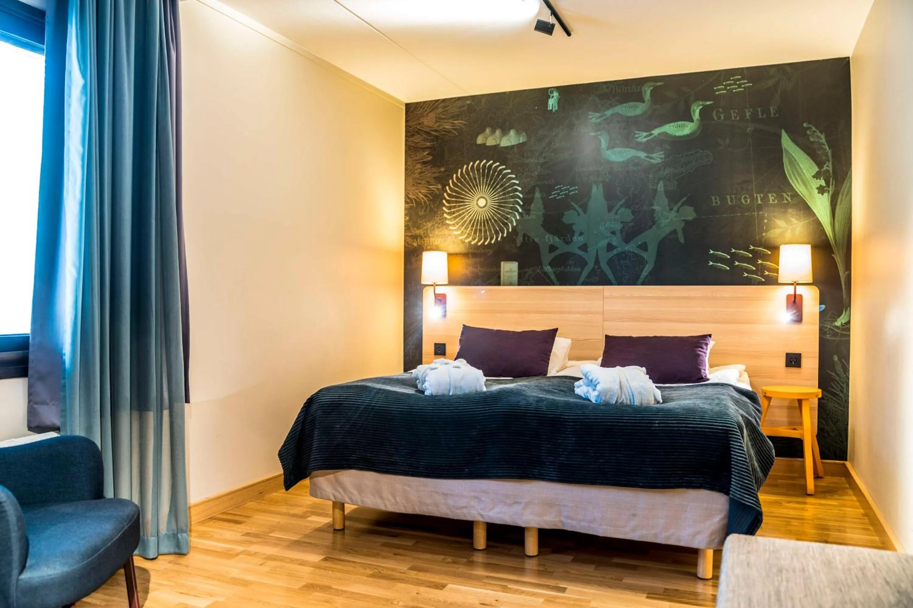 Bedroom, Bed in Scandic Gävle Väst