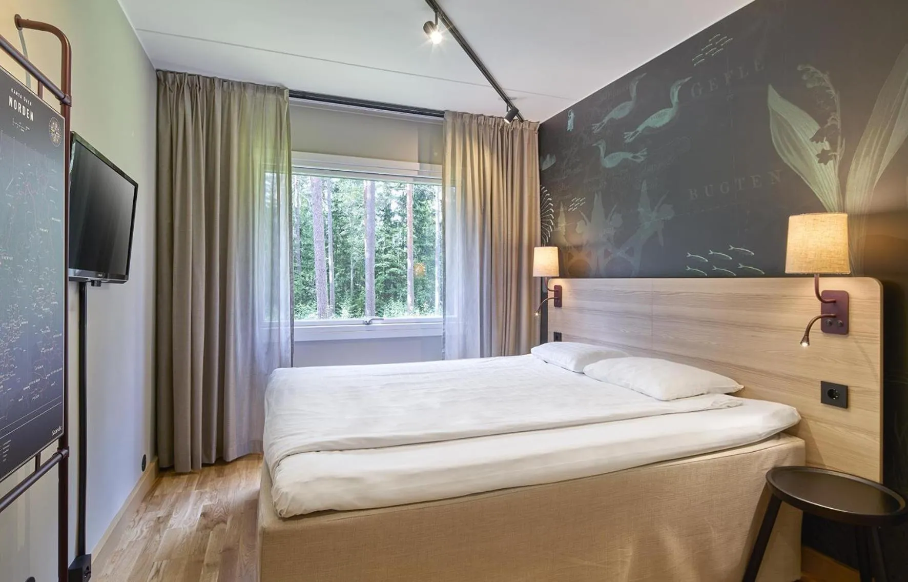 Bedroom, Bed in Scandic Gävle Väst