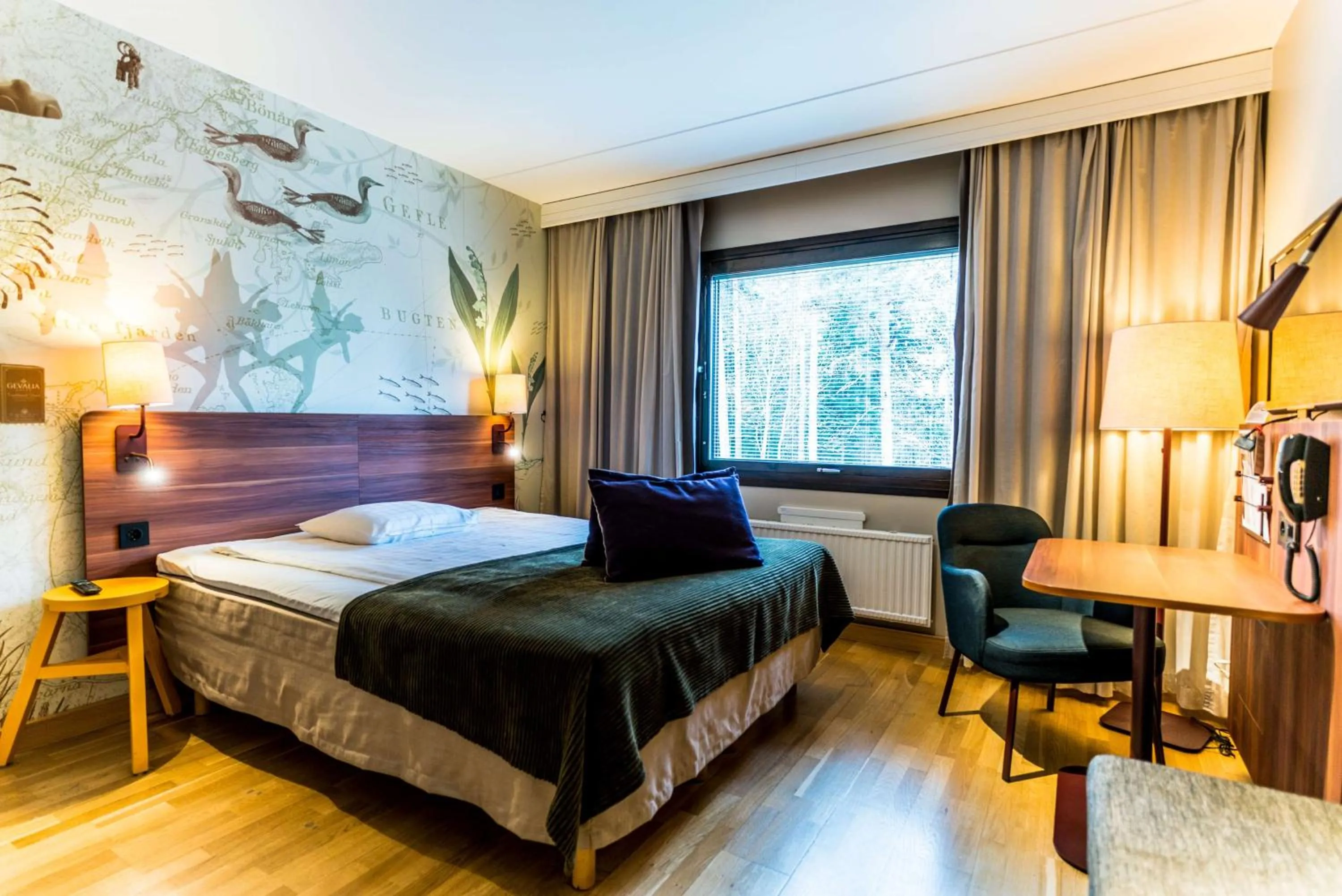 Bedroom, Bed in Scandic Gävle Väst