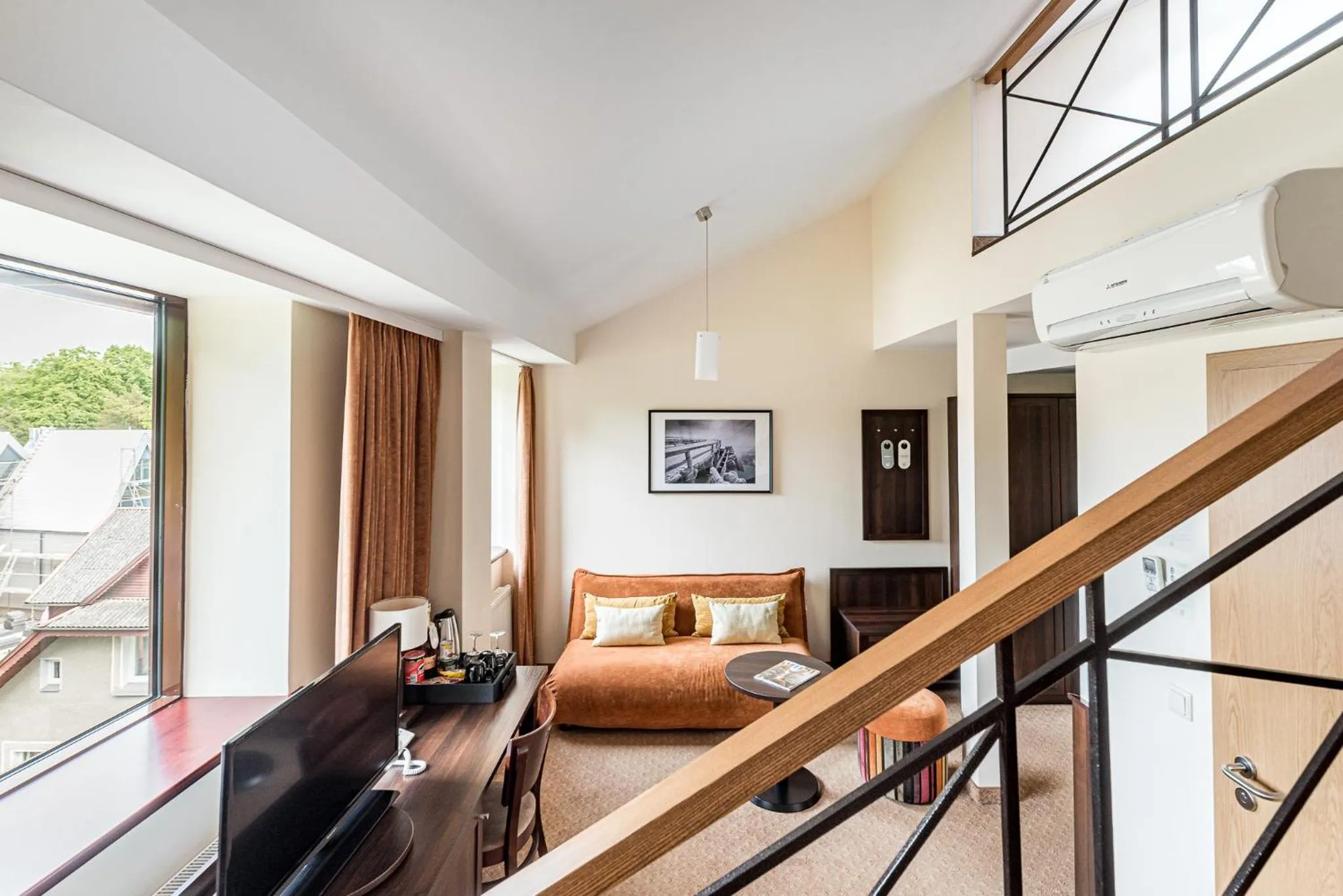 TV and multimedia, Bed in Kerpė Hotel & SPA