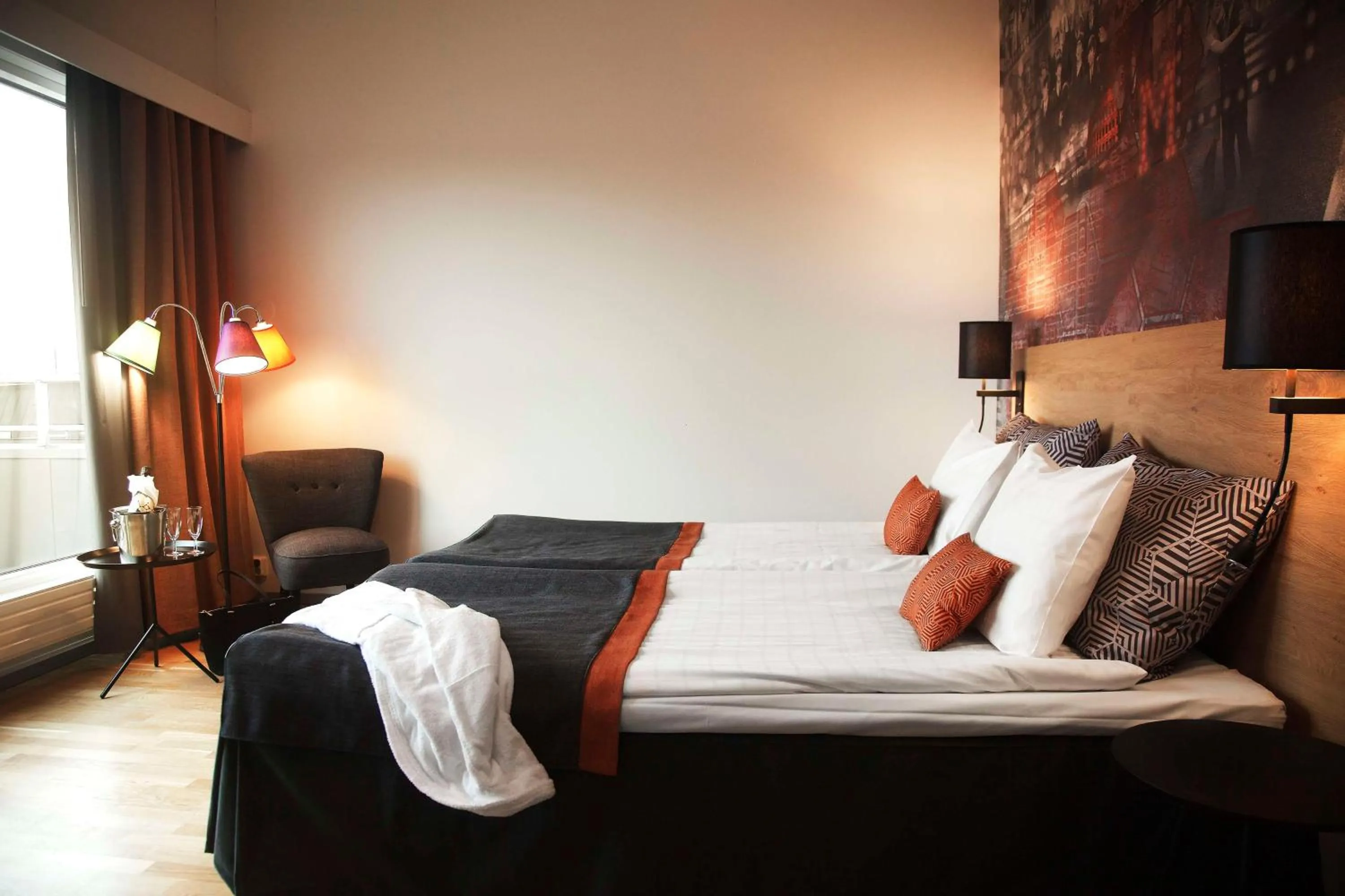 Bedroom, Bed in Scandic Karlstad City