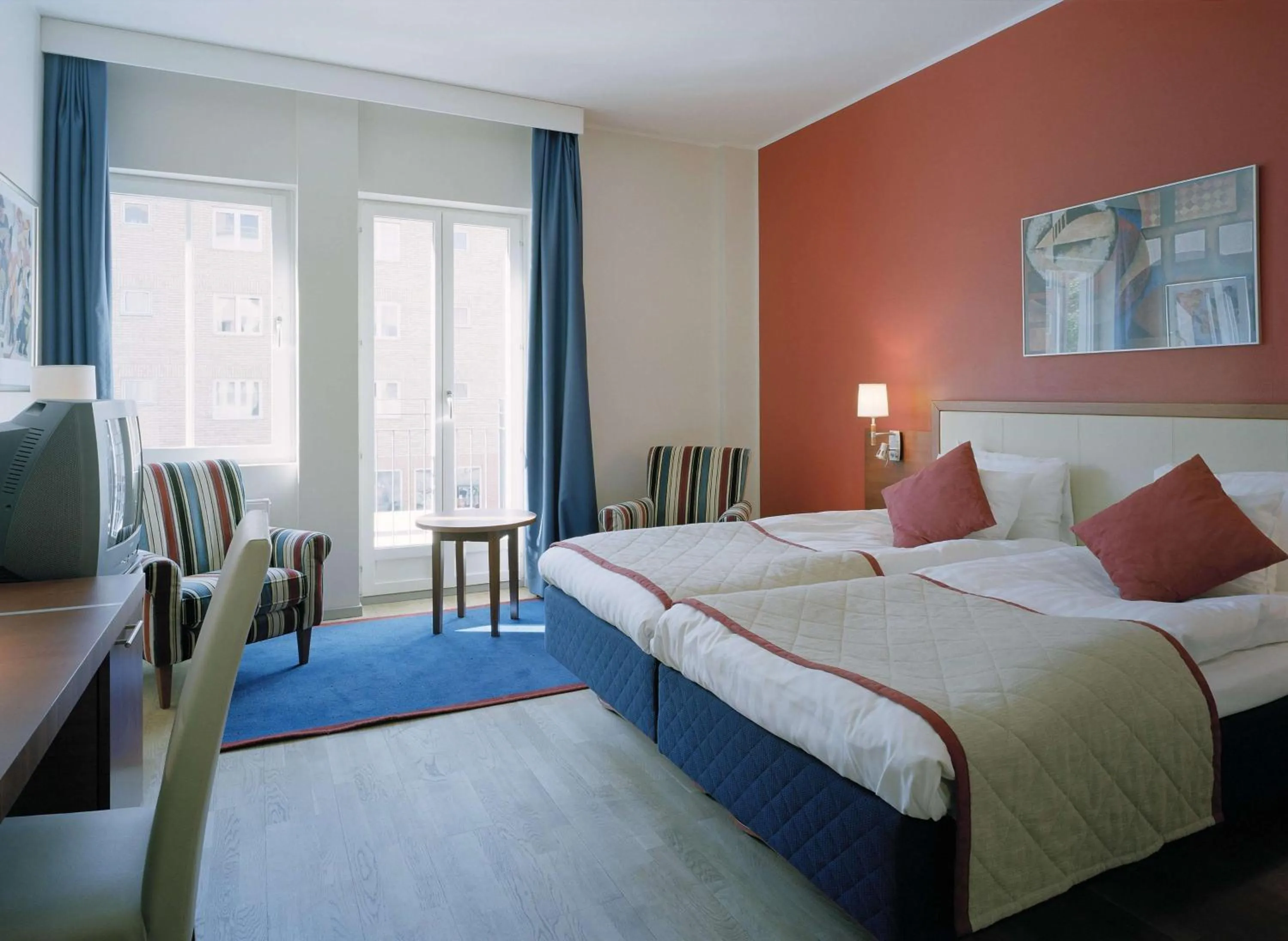 Photo of the whole room, Bed in Scandic Karlstad City