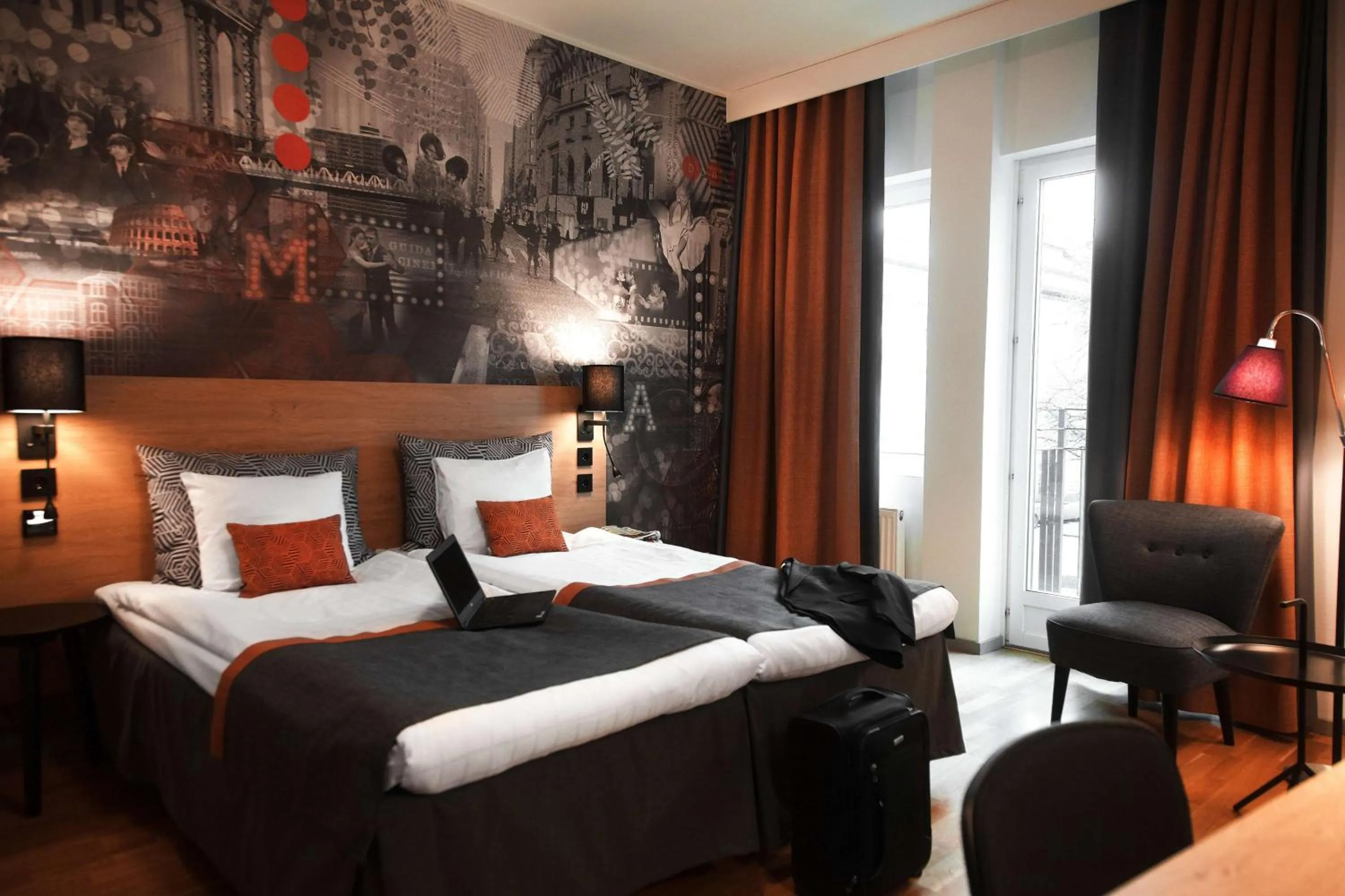 Bedroom, Bed in Scandic Karlstad City