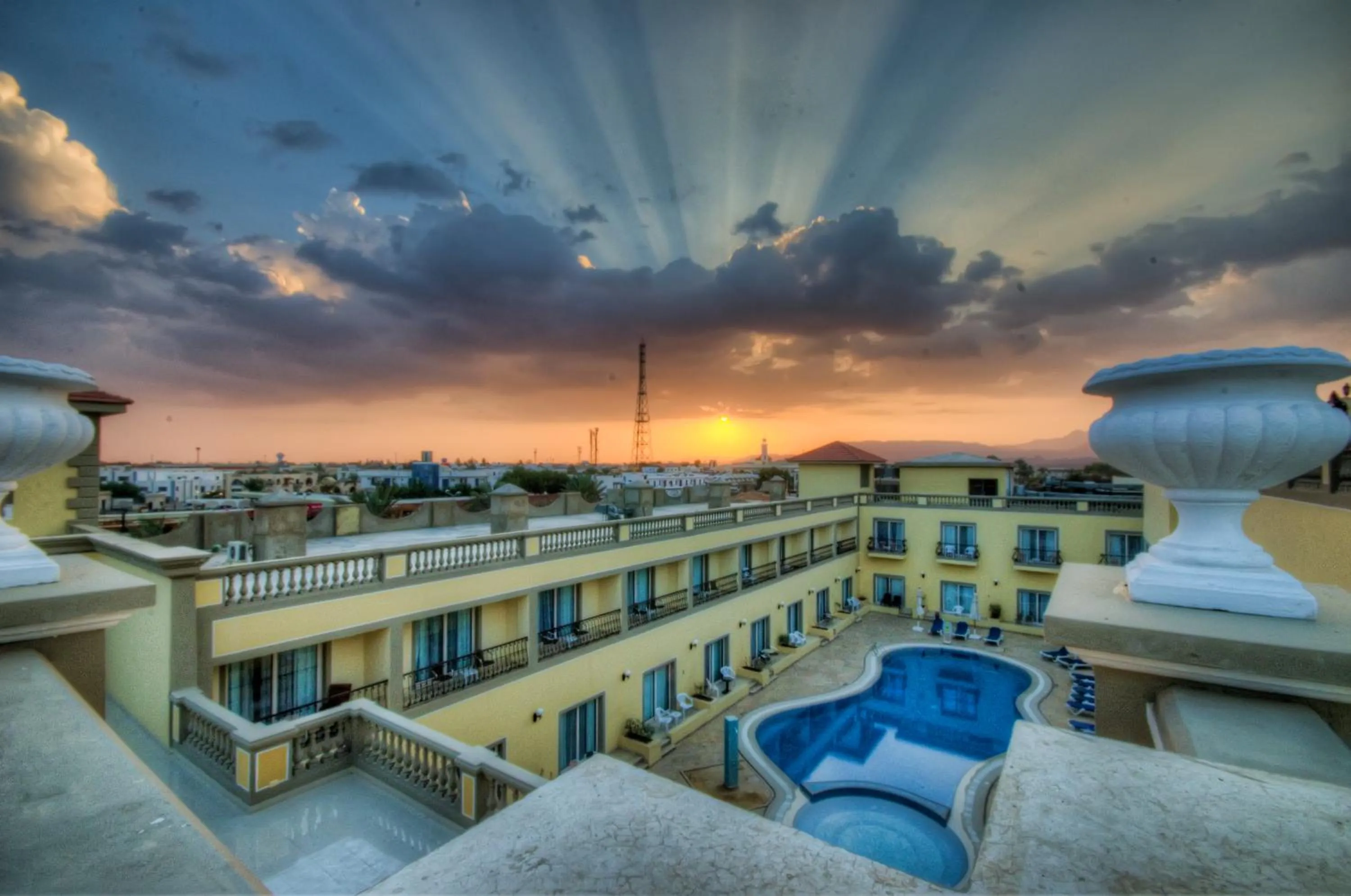 Pool view in Il Mercato Hotel & Spa