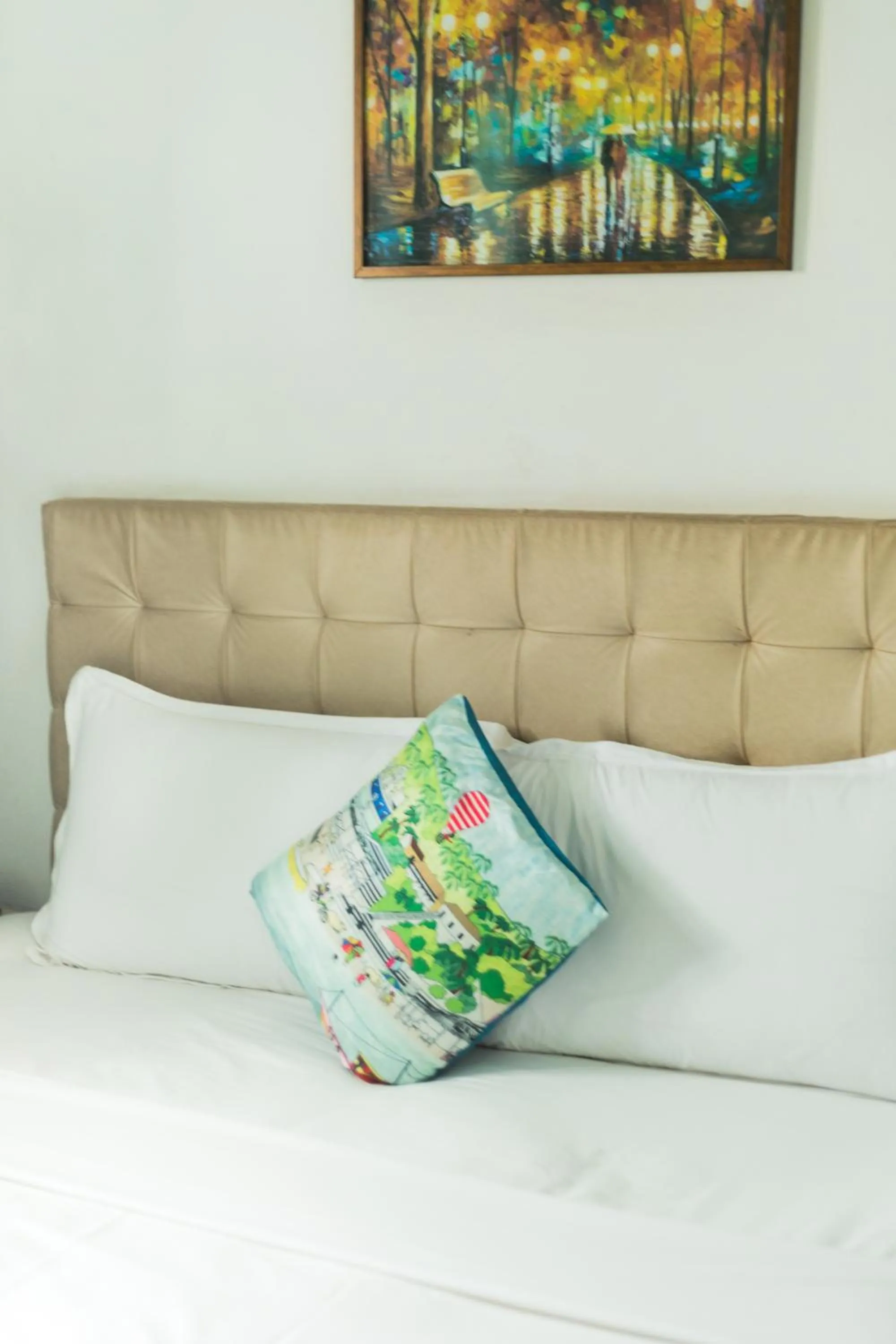 Bed in Santiago Beach Resort