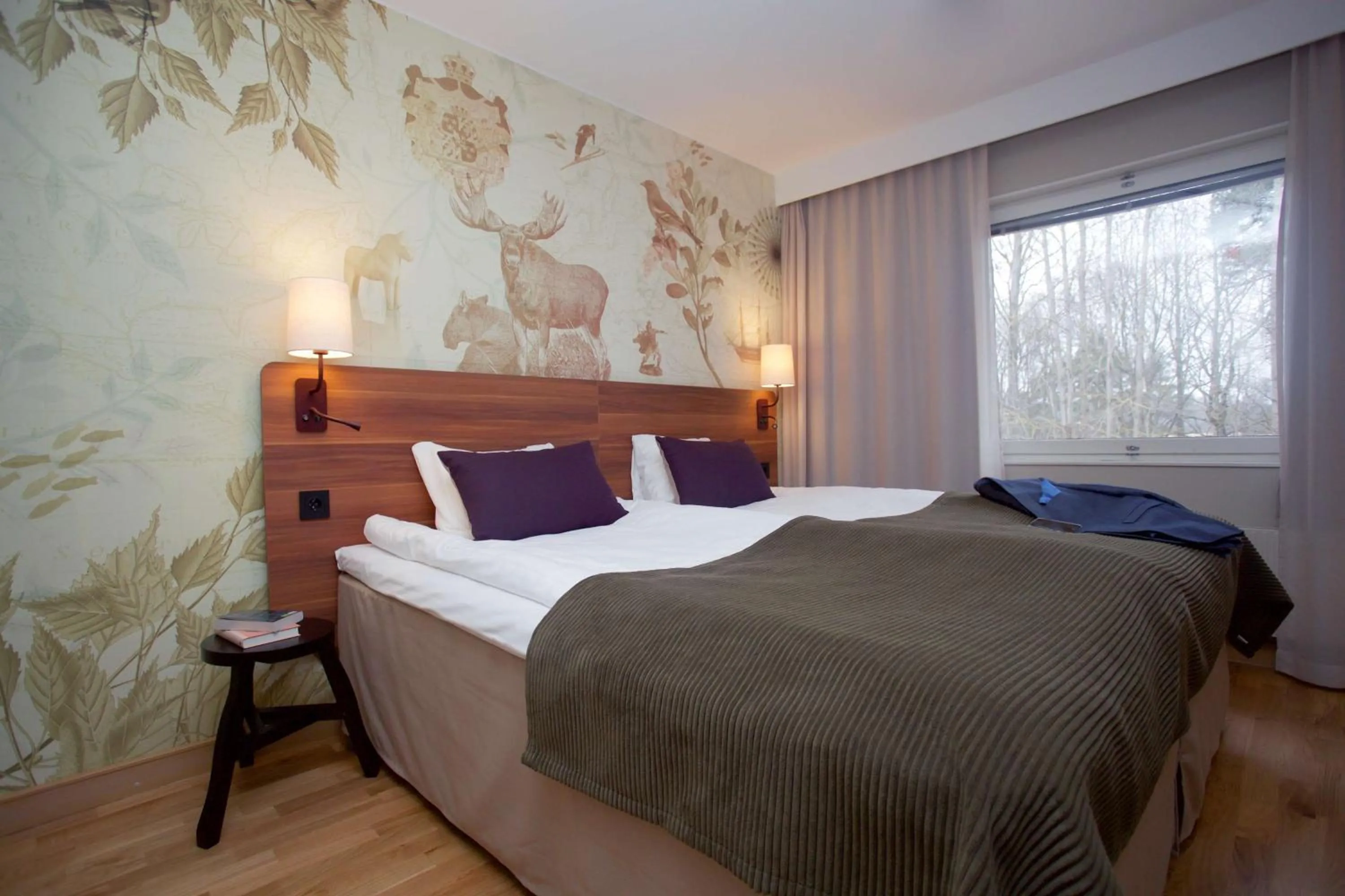 Photo of the whole room, Bed in Scandic Klarälven