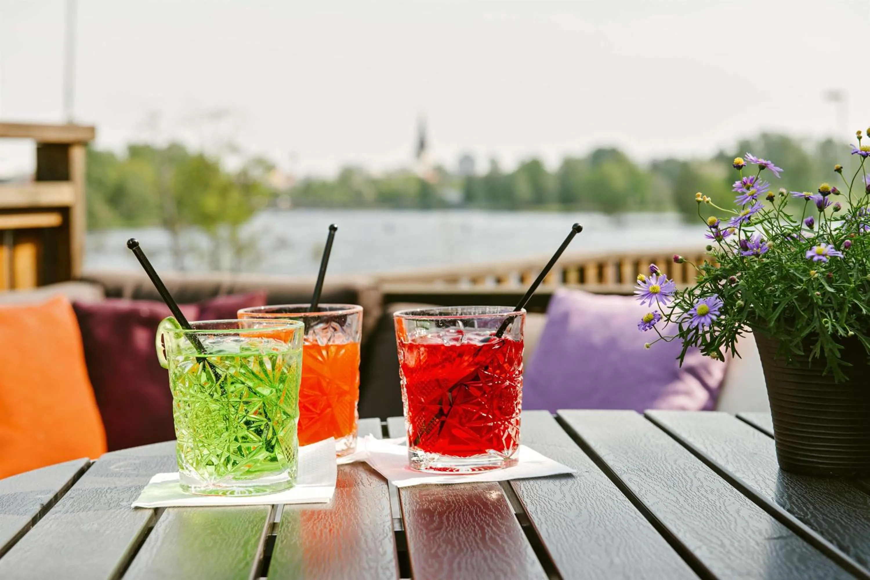 Patio in Scandic Klarälven