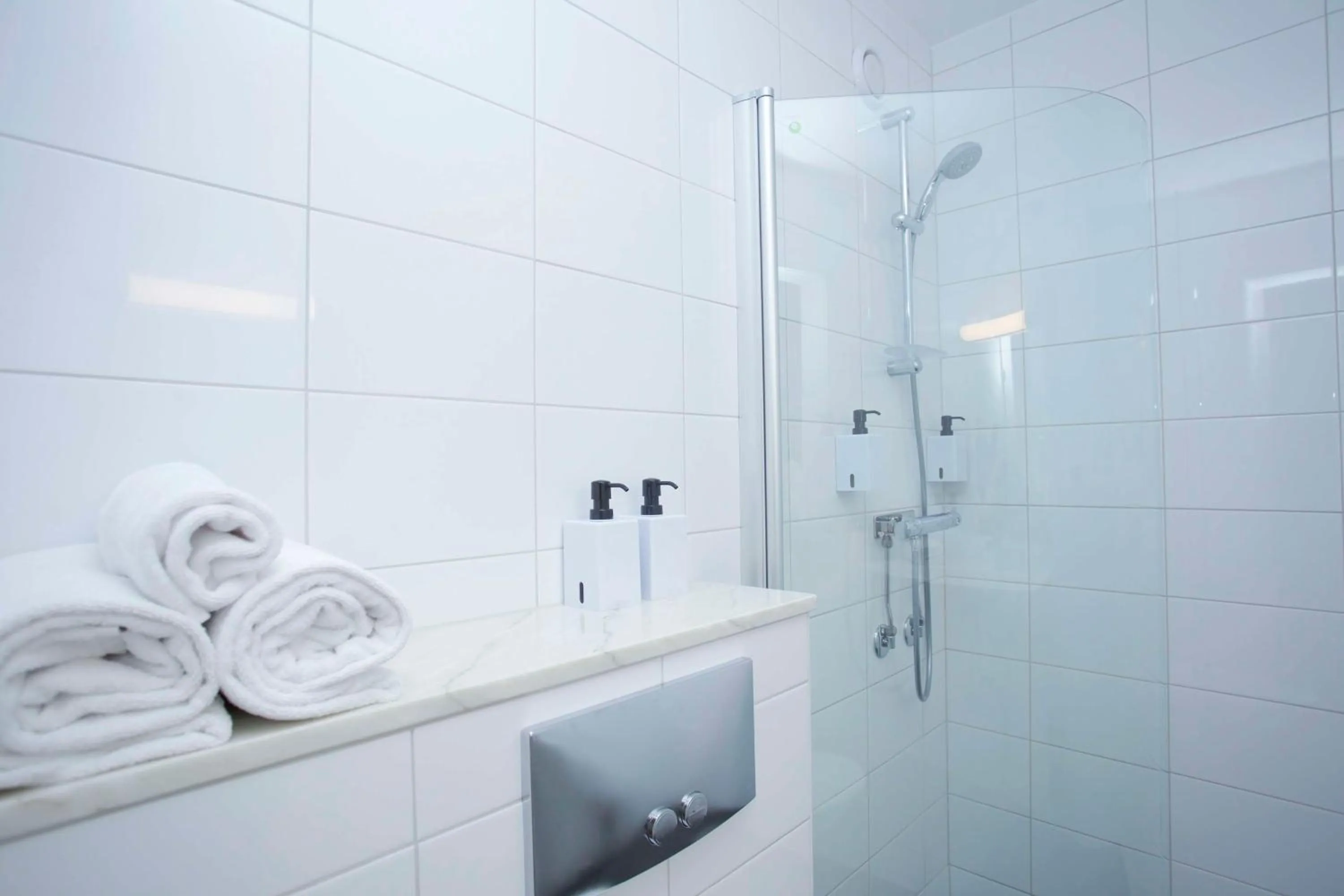 Bathroom in Scandic Klarälven