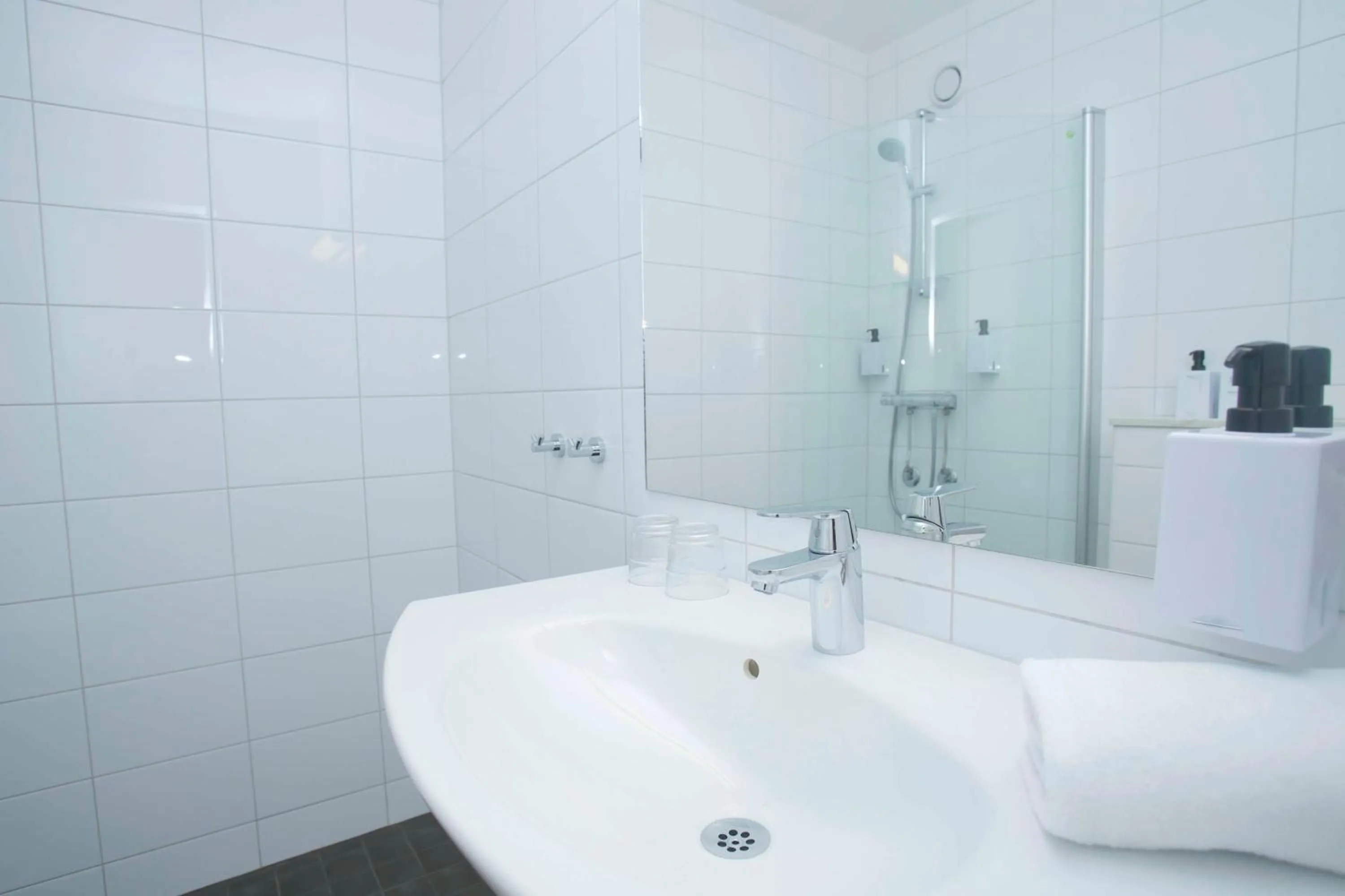 Bathroom in Scandic Klarälven