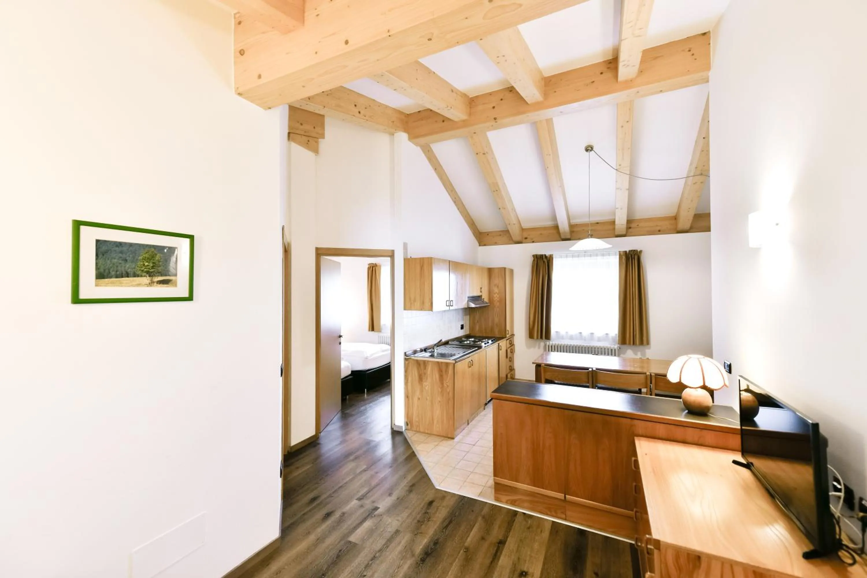 Kitchen or kitchenette in Chalet Caminetto