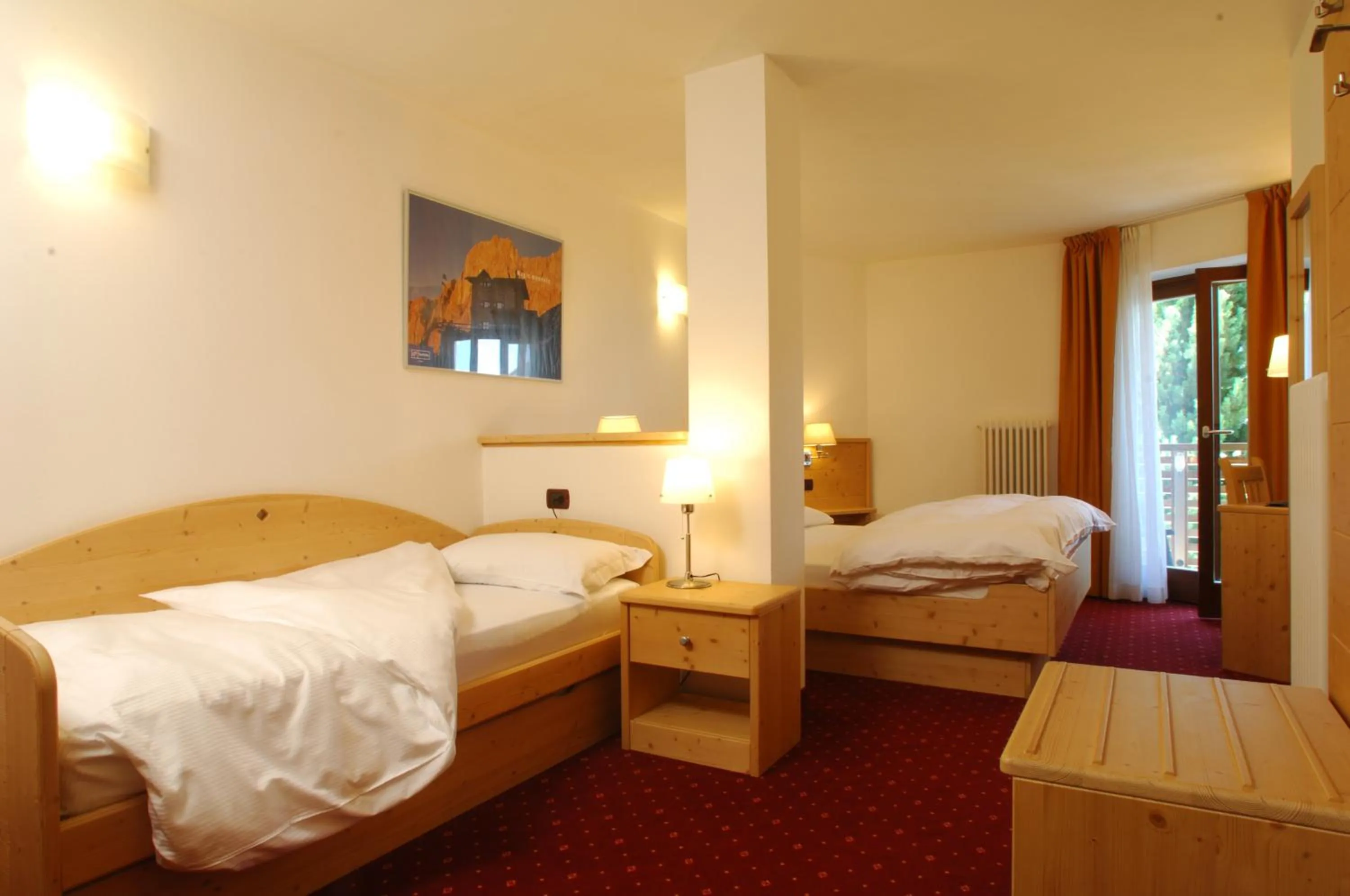 Bed in Chalet Caminetto