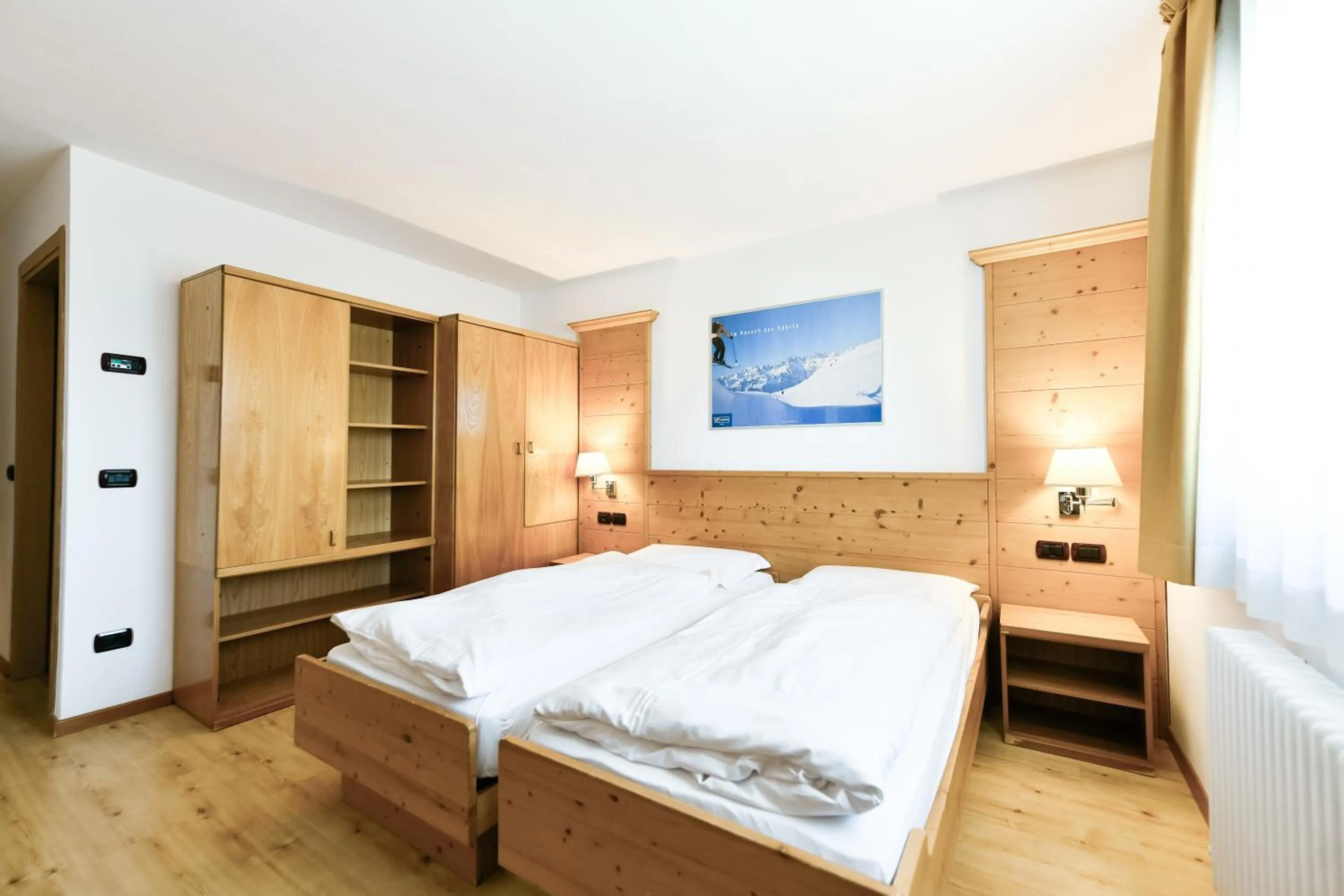 Bed in Chalet Caminetto