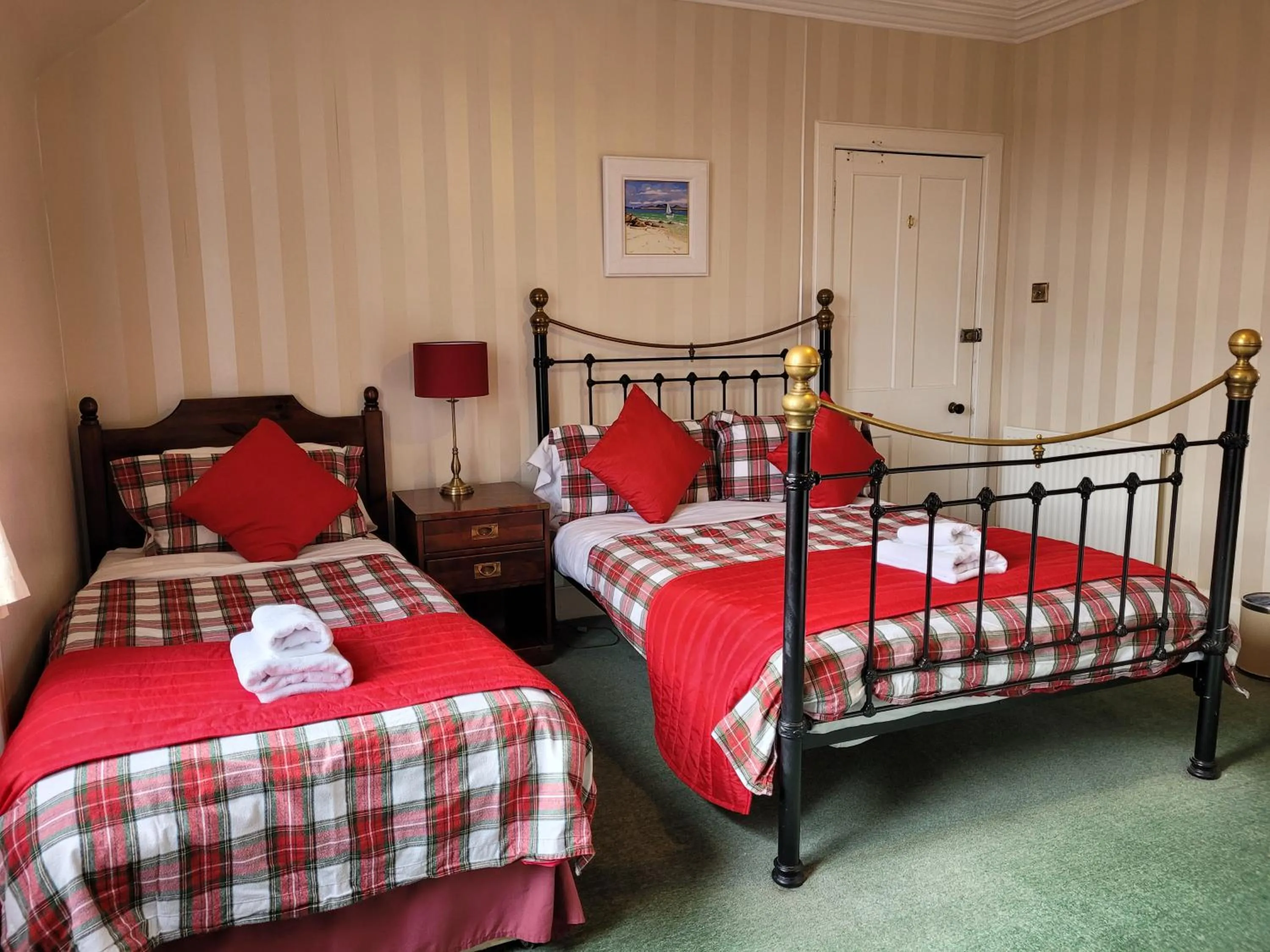 Bed in Dunallan Guest House