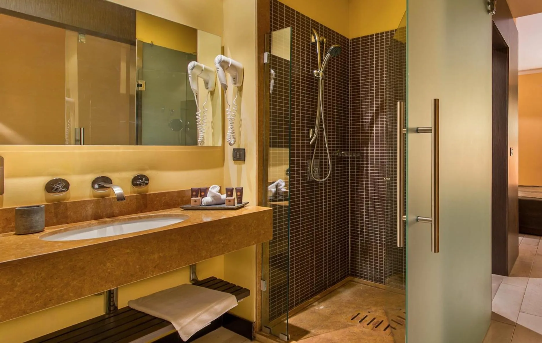 Bathroom in Hotel Capo San Vito by Geocharme