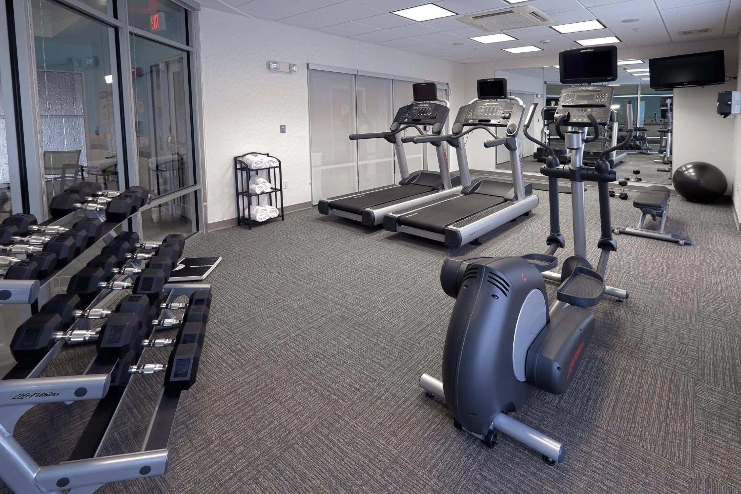 Fitness centre/facilities in SpringHill Suites by Marriott Albany Latham-Colonie
