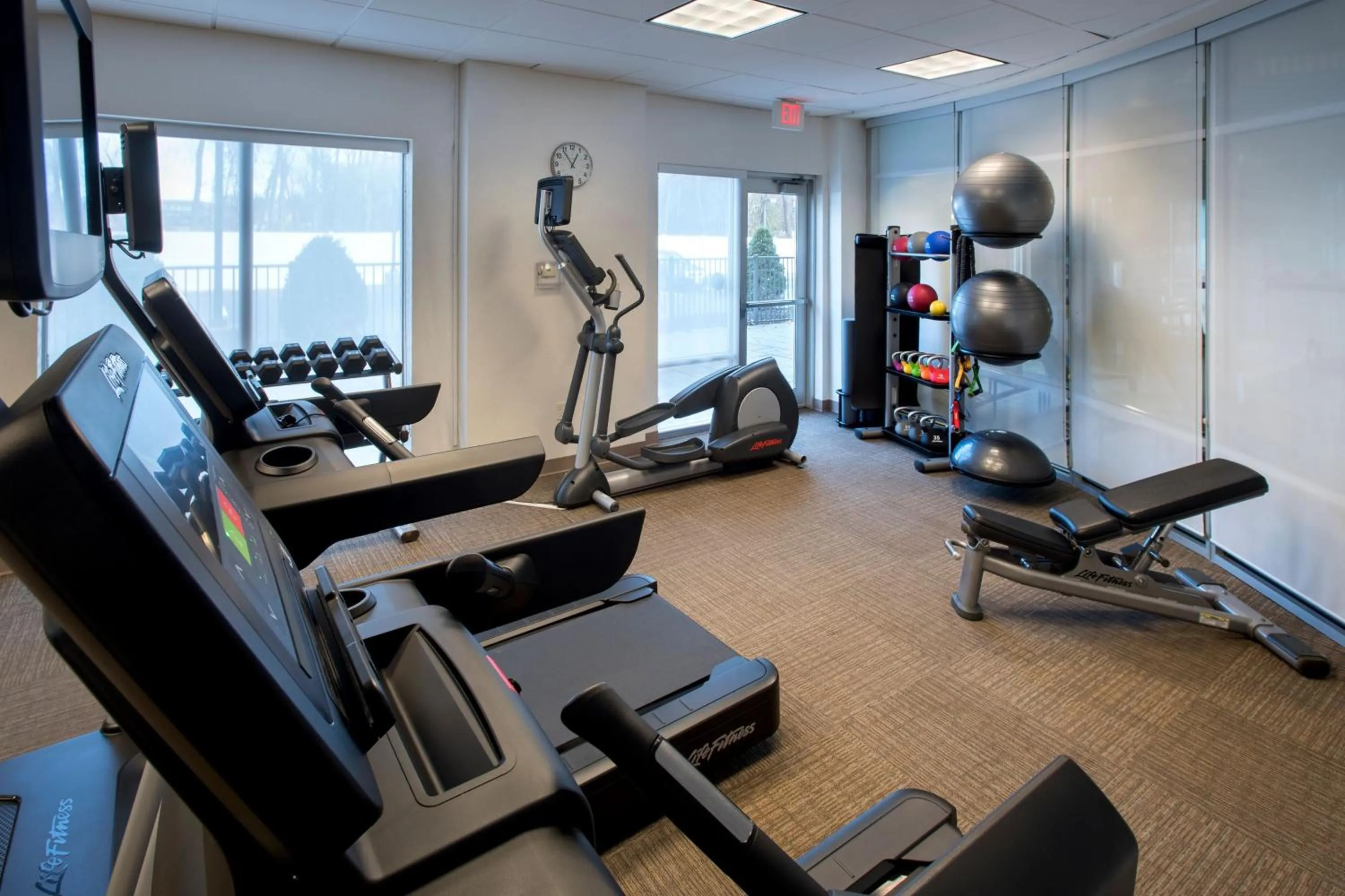 Fitness centre/facilities in SpringHill Suites by Marriott Albany Latham-Colonie