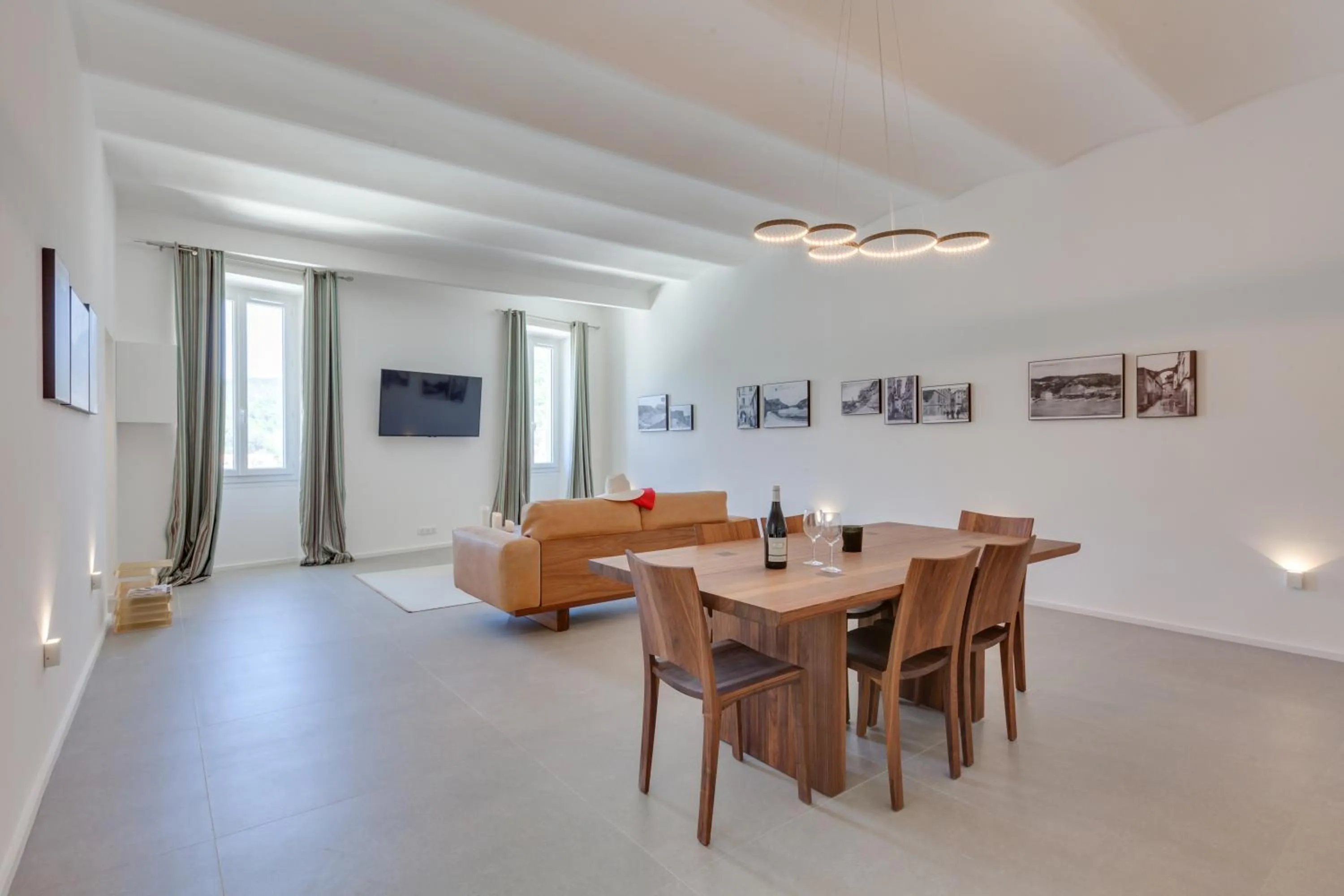 Seating area in Les Appartements du Port