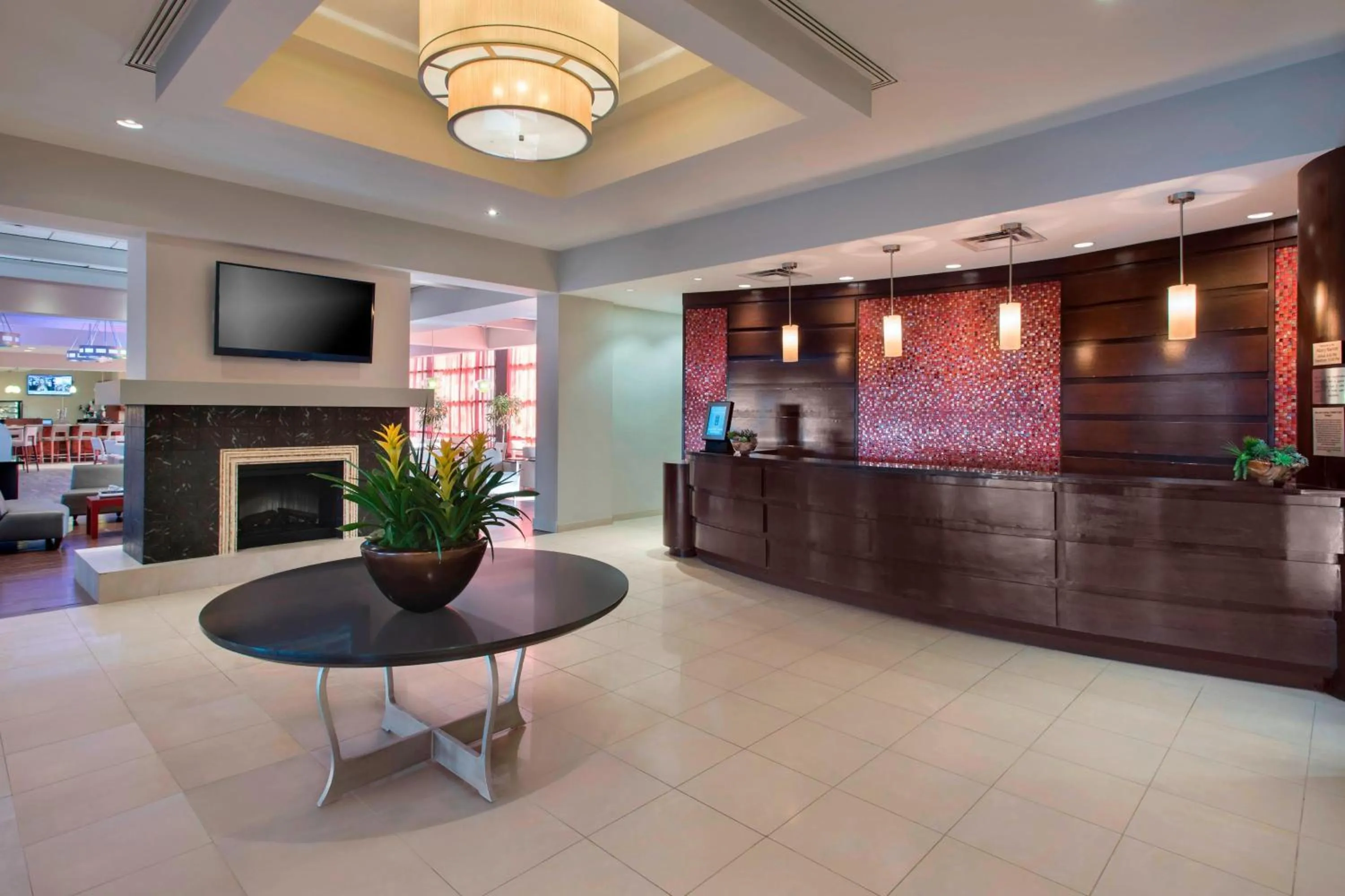 Lobby or reception in Marriott Albany