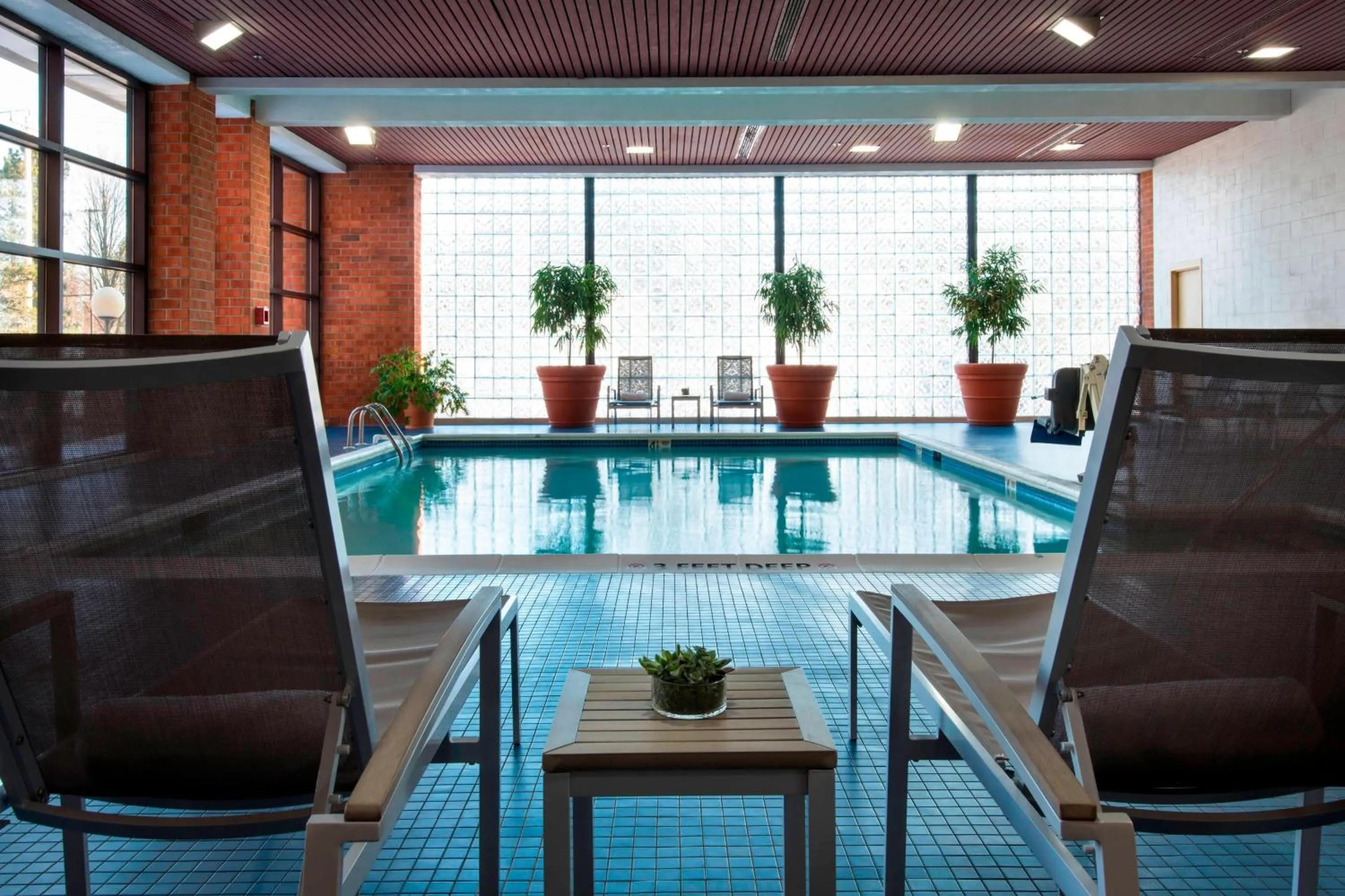 Swimming pool in Marriott Albany