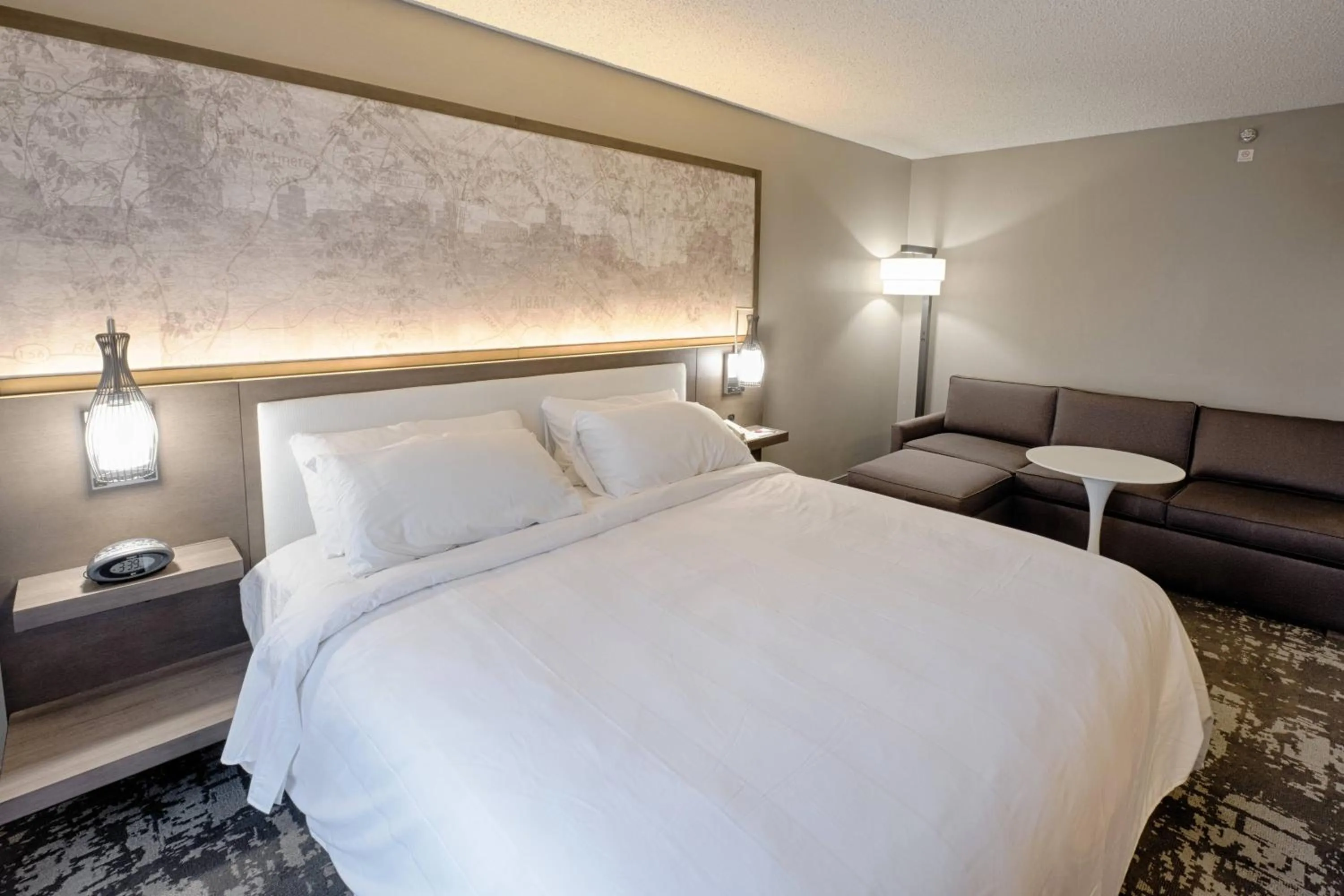 Photo of the whole room, Bed in Marriott Albany