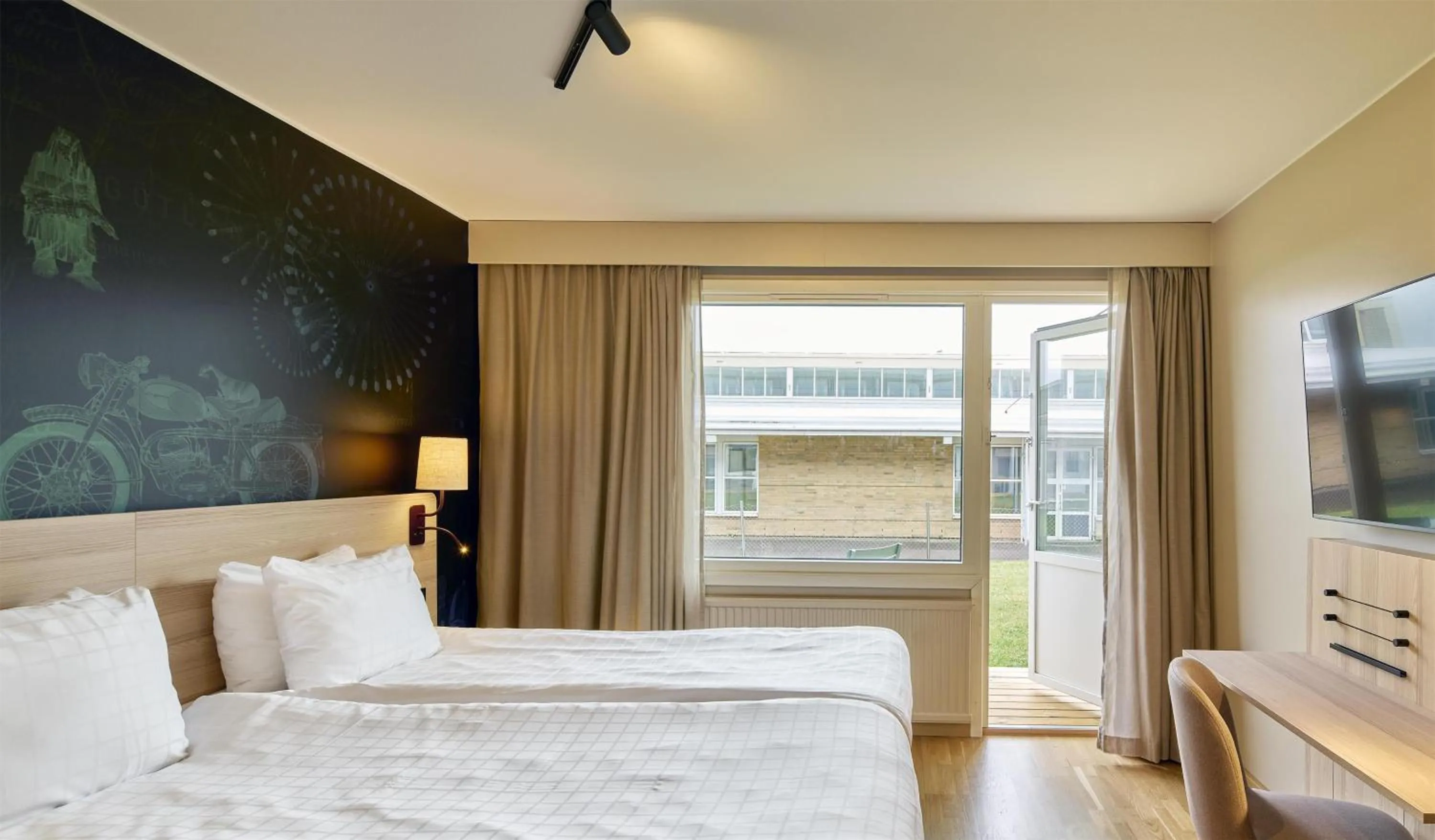 Bed in Scandic Elmia