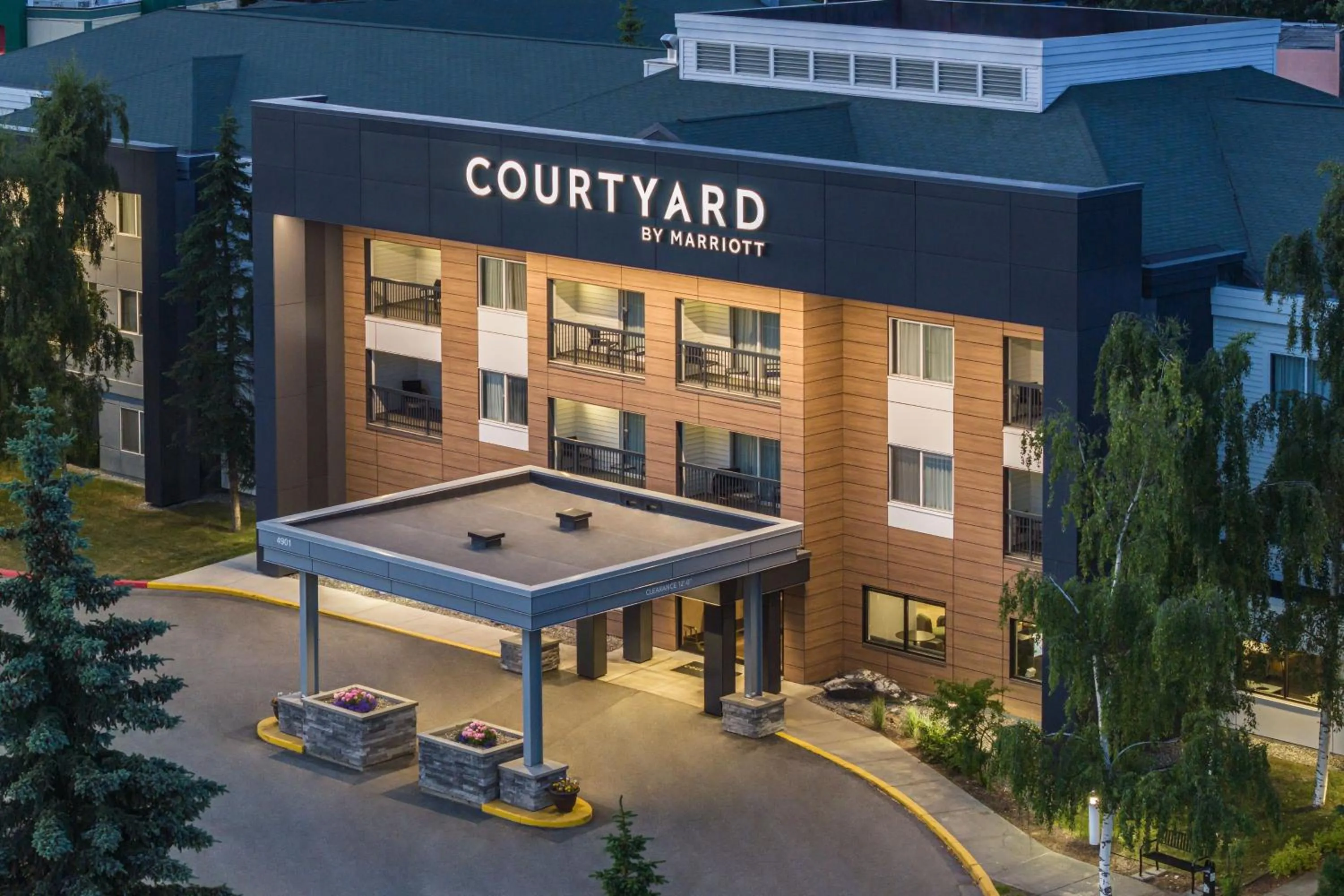 Property building in Courtyard by Marriott Anchorage Airport