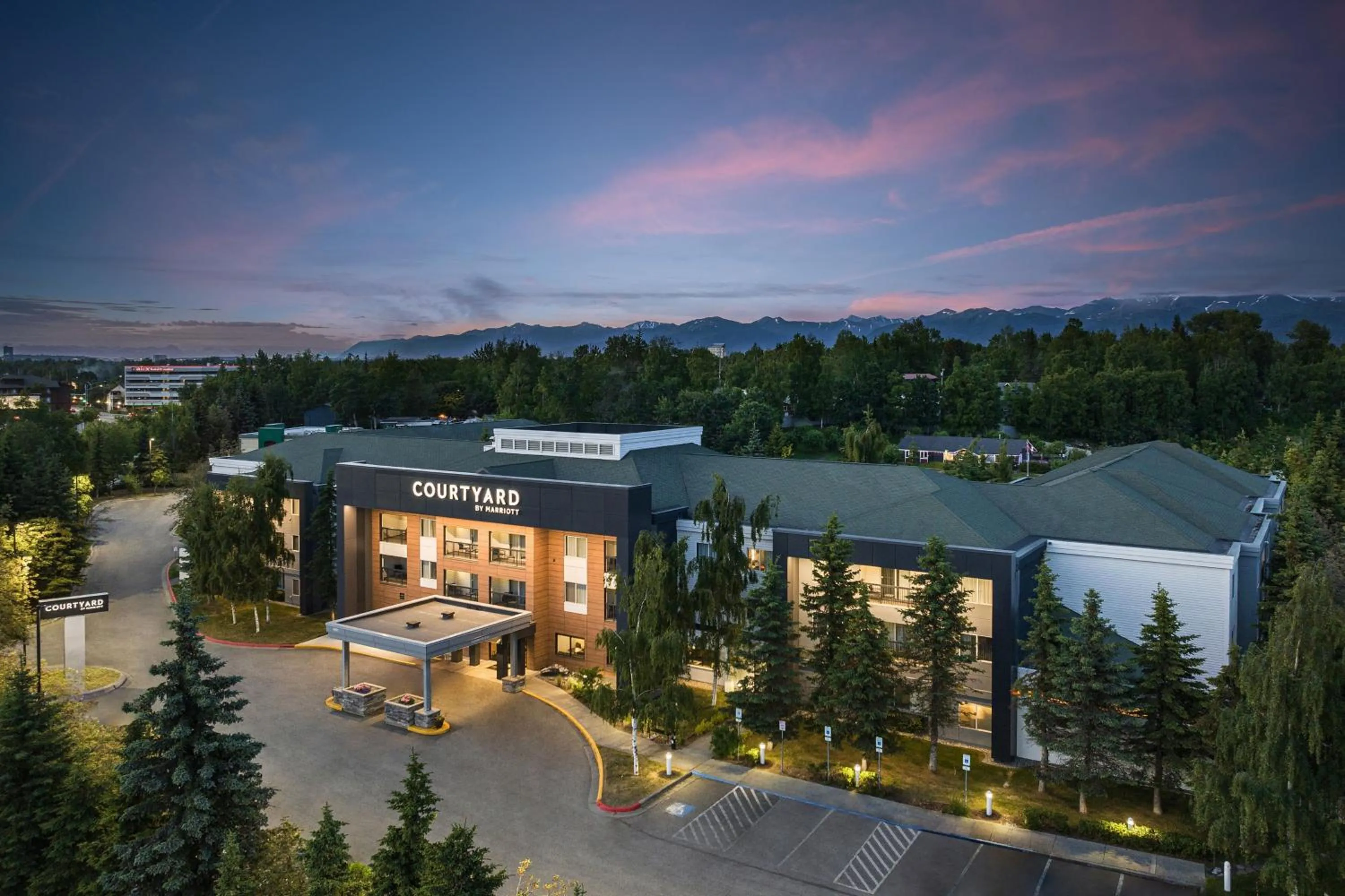 Property building in Courtyard by Marriott Anchorage Airport