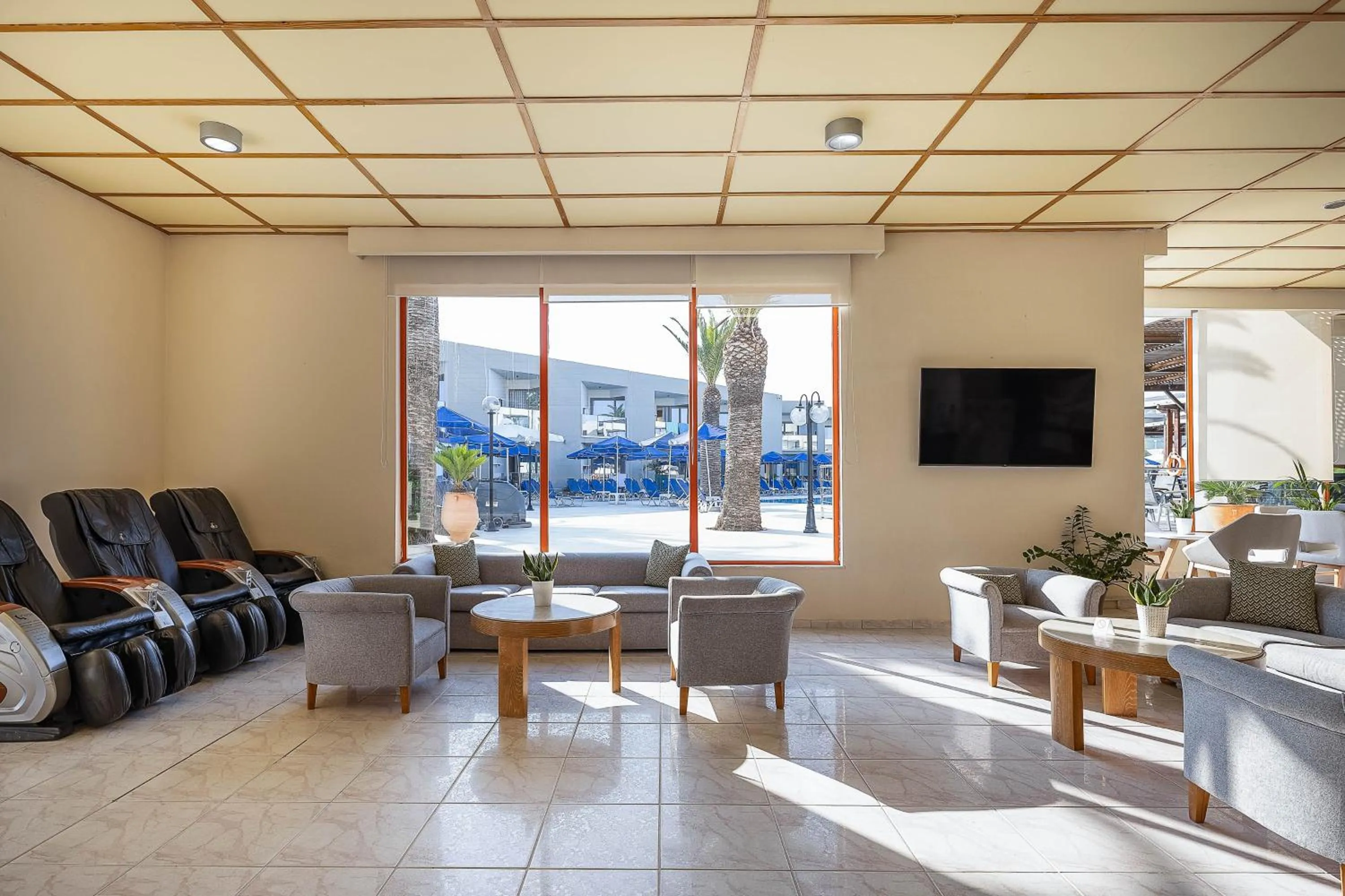 Lobby or reception in Rethymno Village