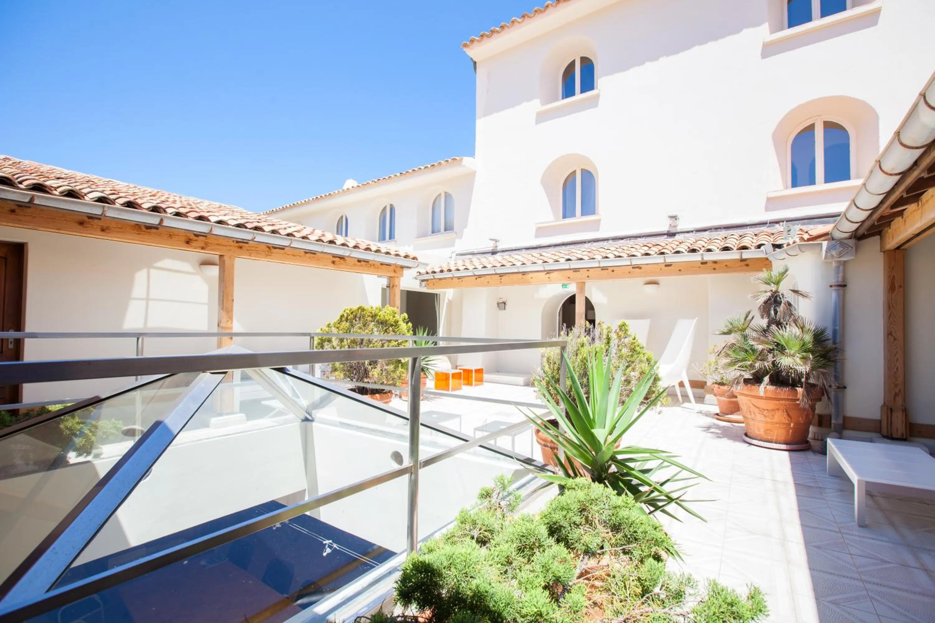 Patio in Hotel Spa Genovese