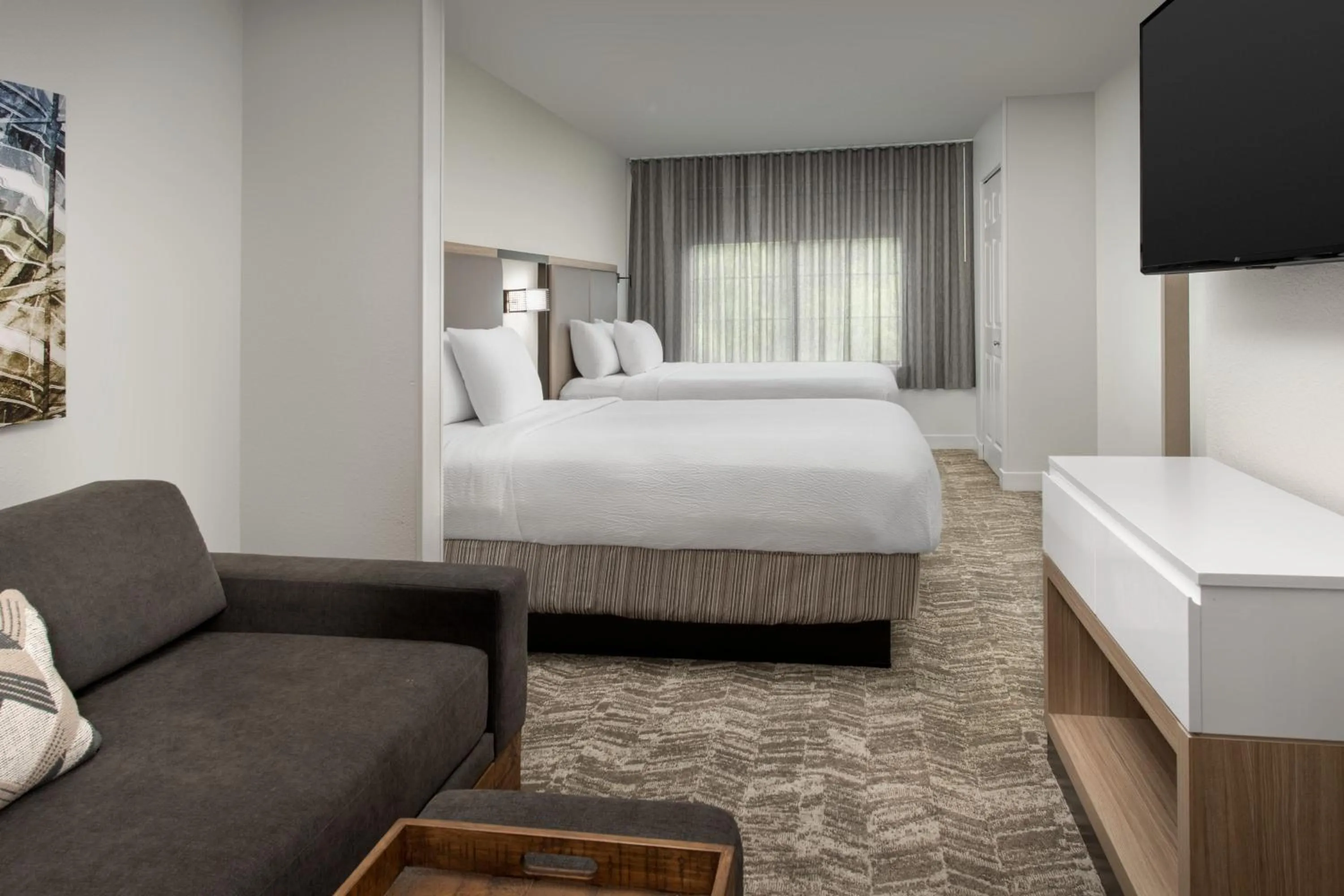 Photo of the whole room, Bed in SpringHill Suites by Marriott Atlanta Buford/Mall of Georgia