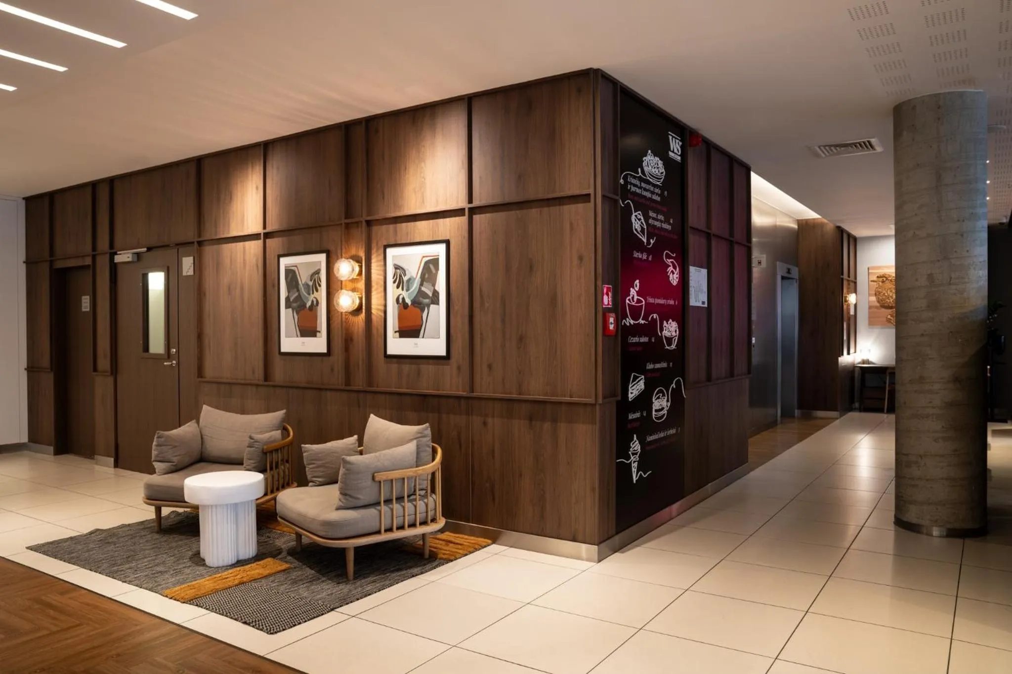 Lobby or reception in Novotel Vilnius Centre