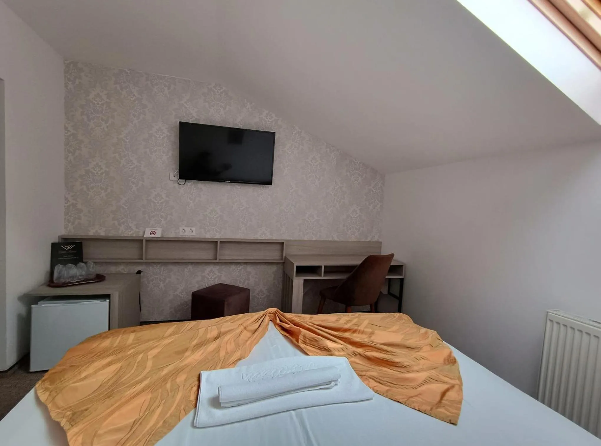 Decorative detail, Bed in Hotel Alexis