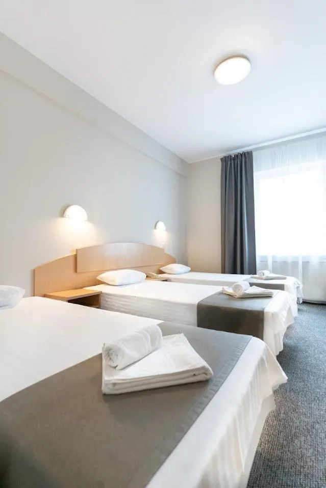 Bedroom, Bed in ARIBĖ Hotel Klaipėda, Free parking