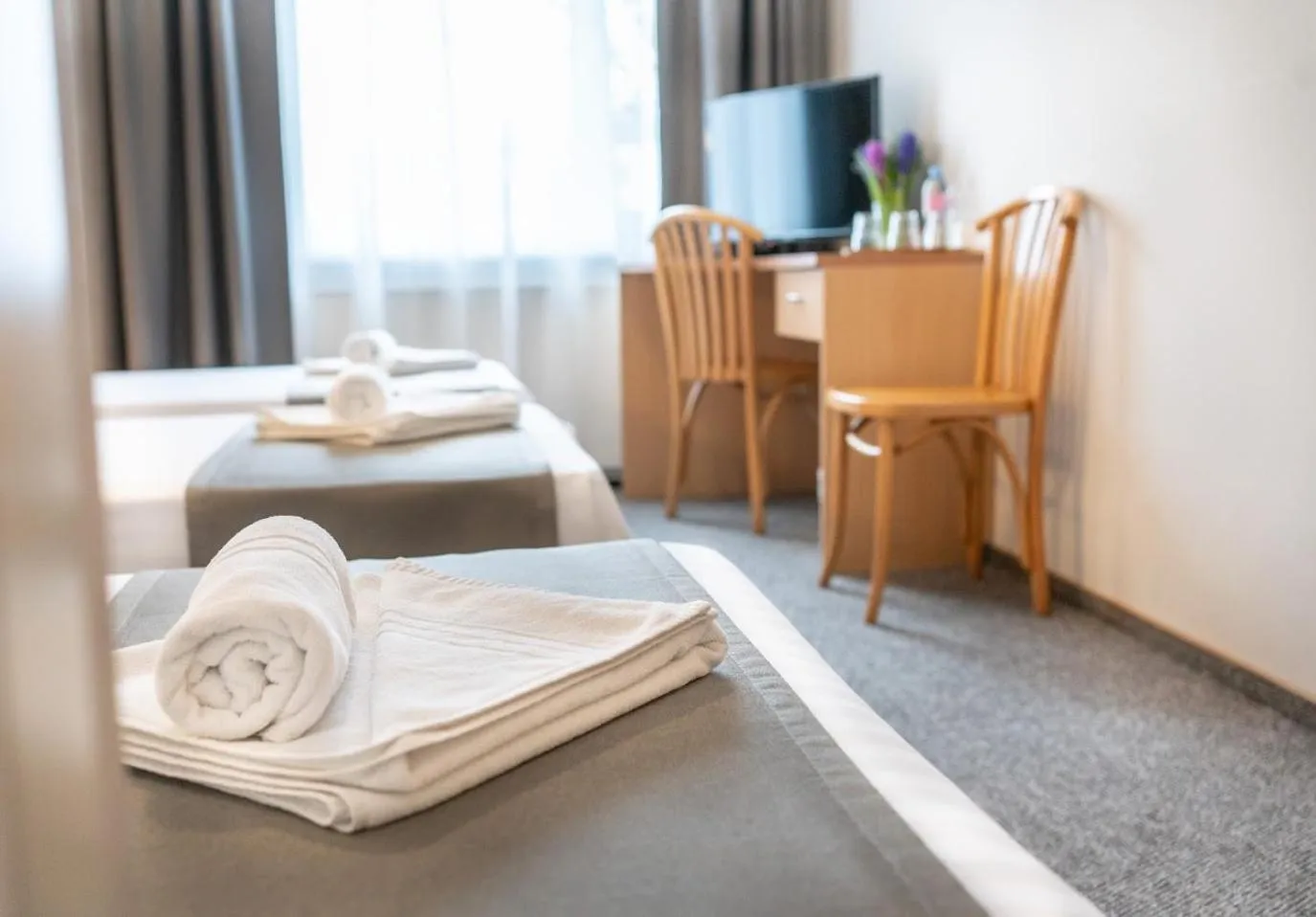 Bedroom, Bed in ARIBĖ Hotel Klaipėda, Free parking