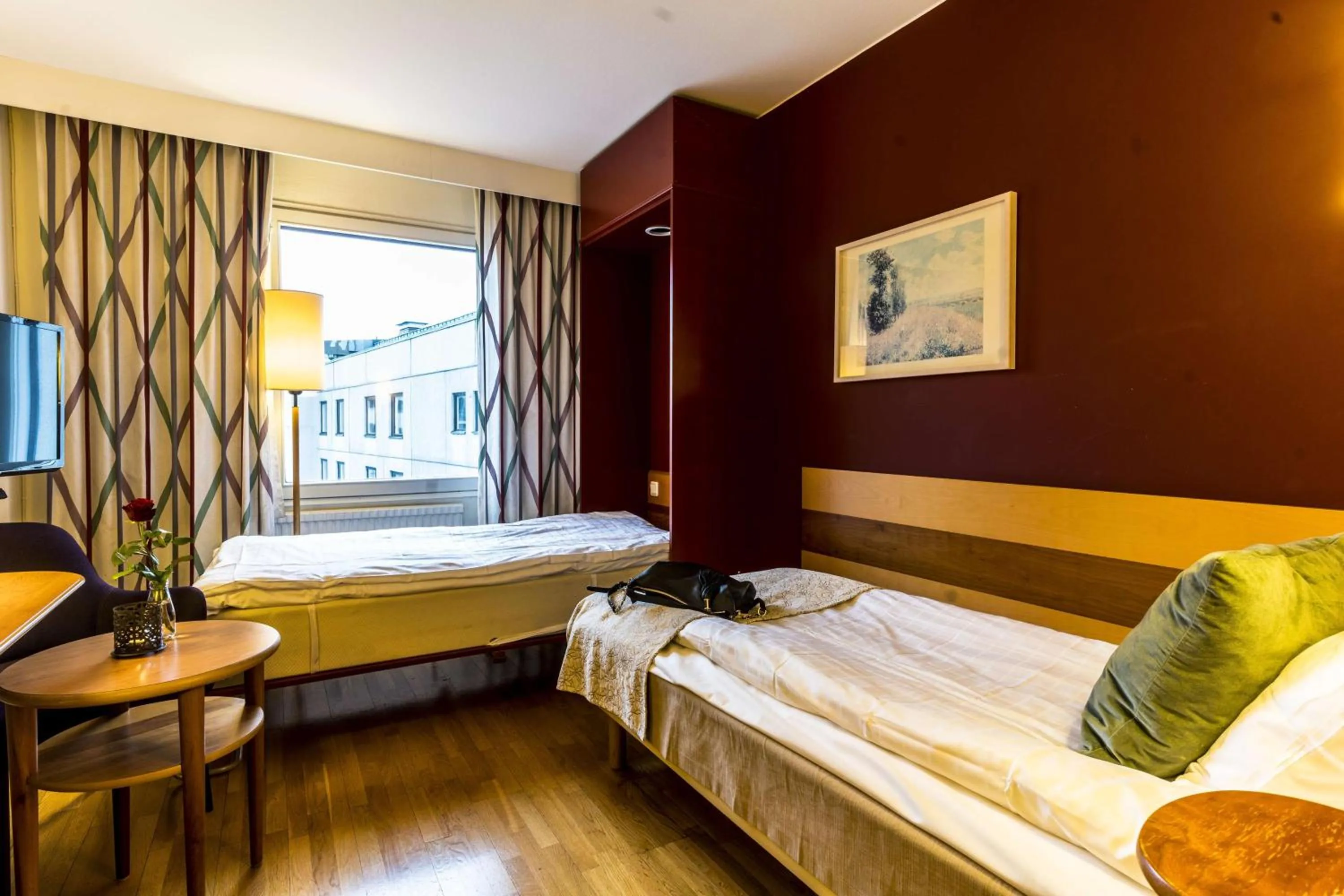 Bedroom, Bed in Scandic Portalen