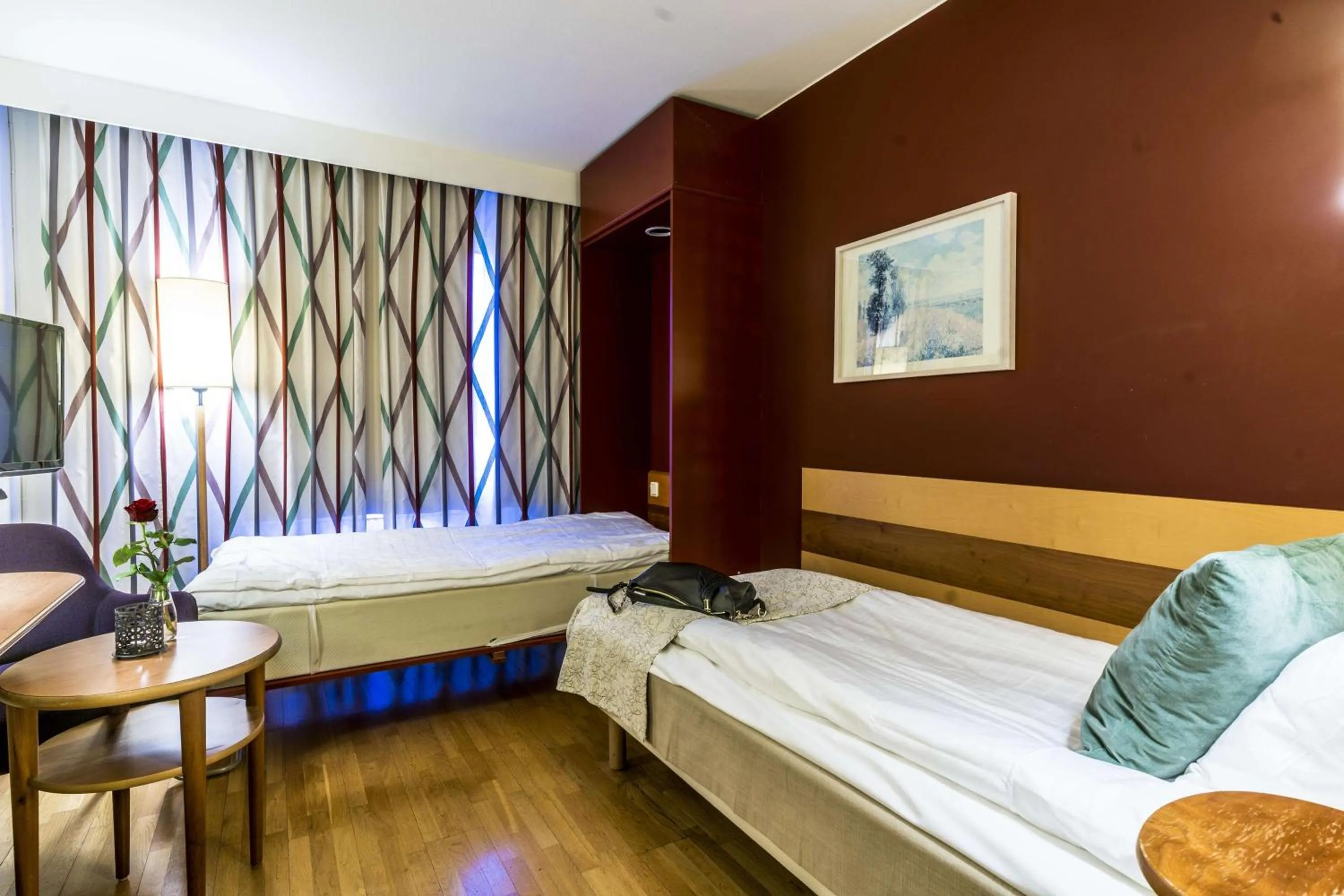 Bedroom, Bed in Scandic Portalen