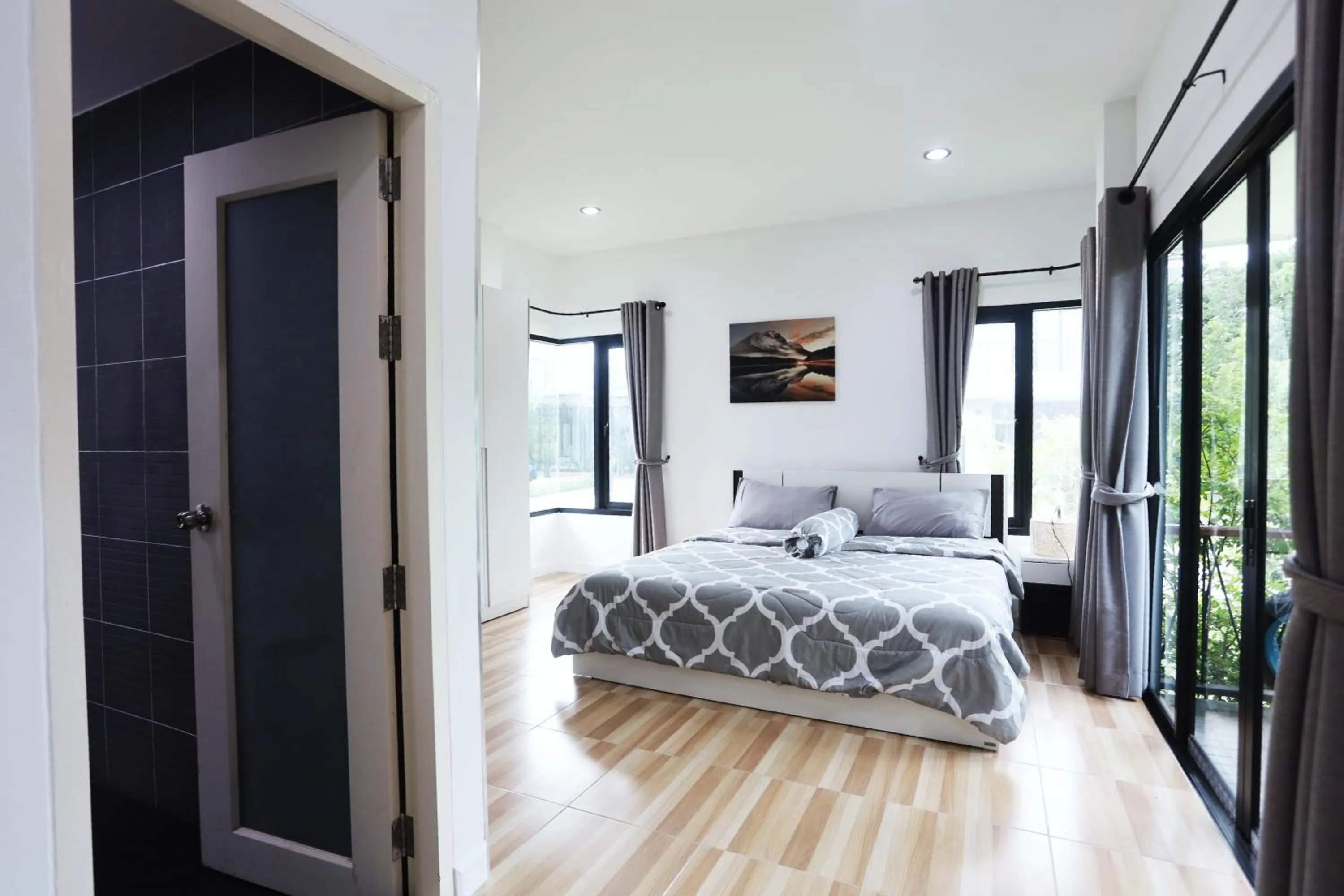 Bed in Baan Rabiengkao Hua Hin