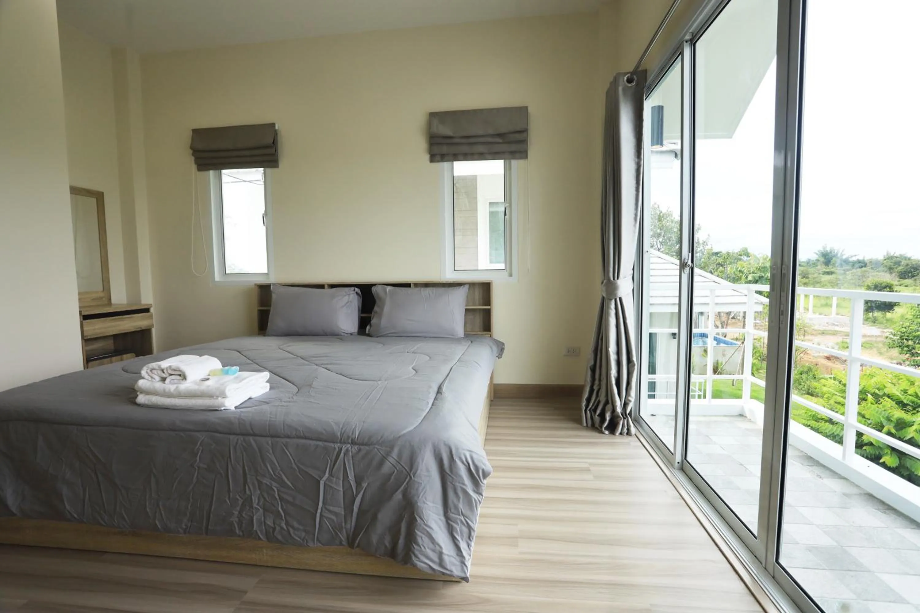 Bed in Baan Rabiengkao Hua Hin