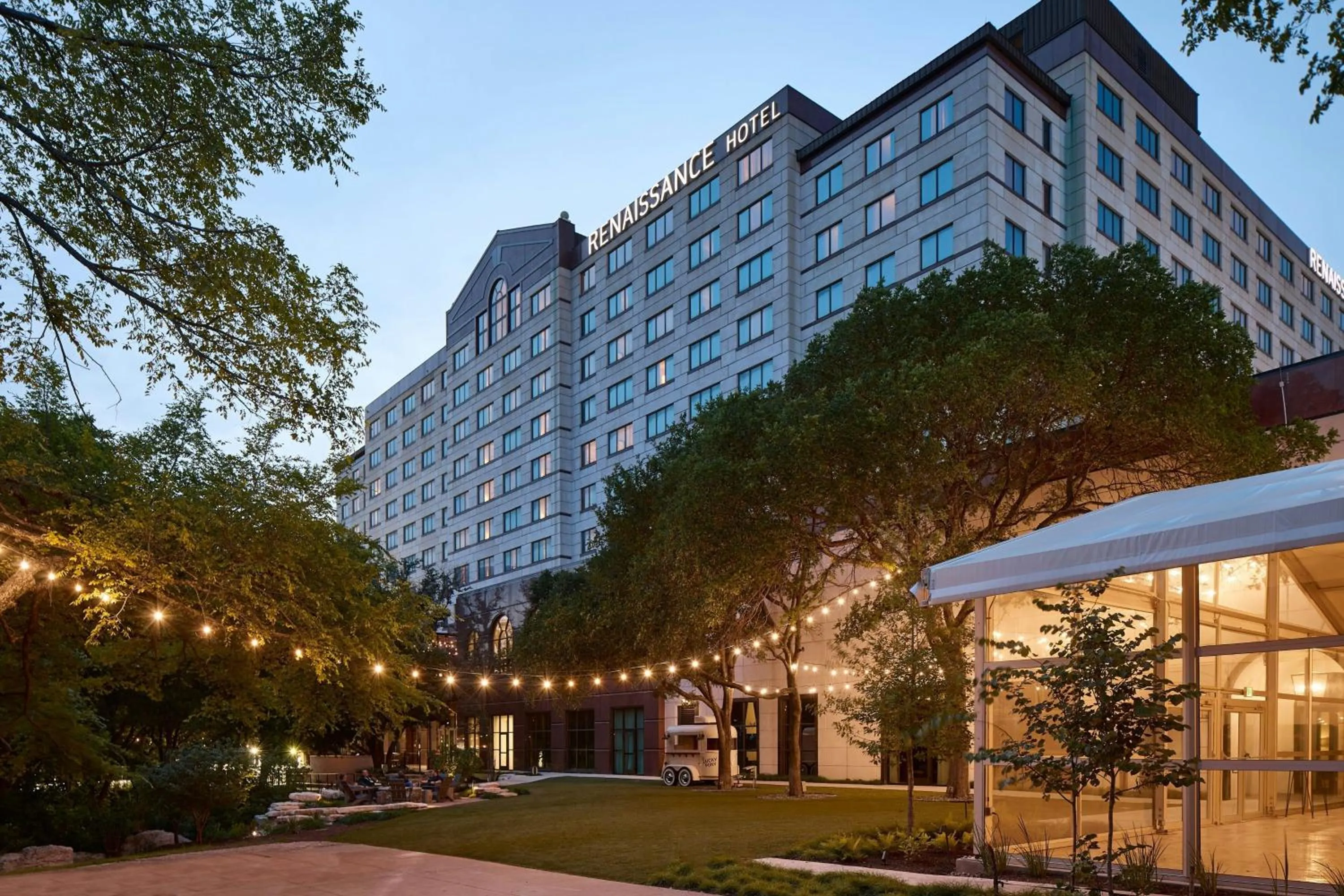 Property building in Renaissance Austin Hotel