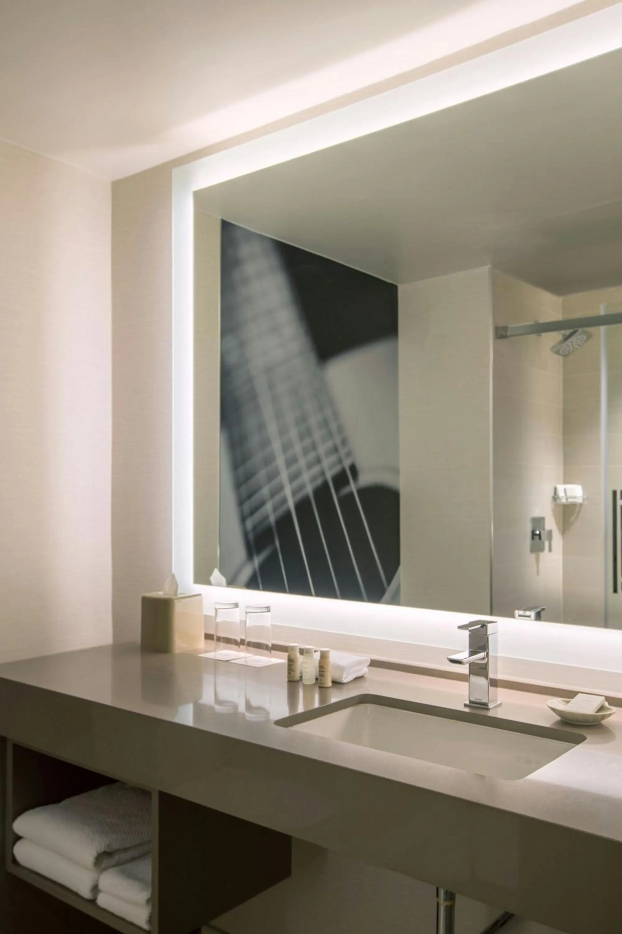 Bathroom in Renaissance Austin Hotel