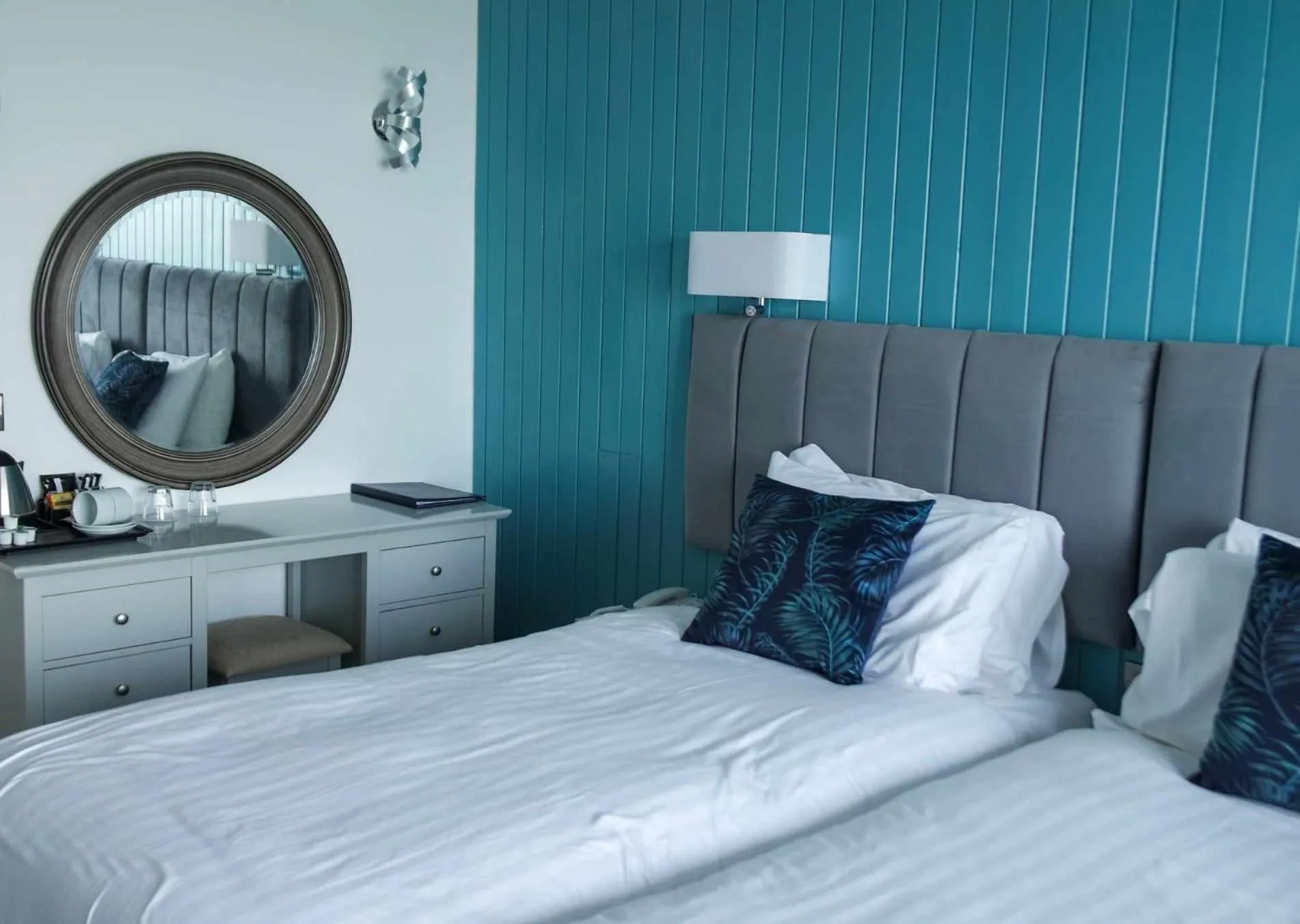 Bed in The Hannafore Point Hotel