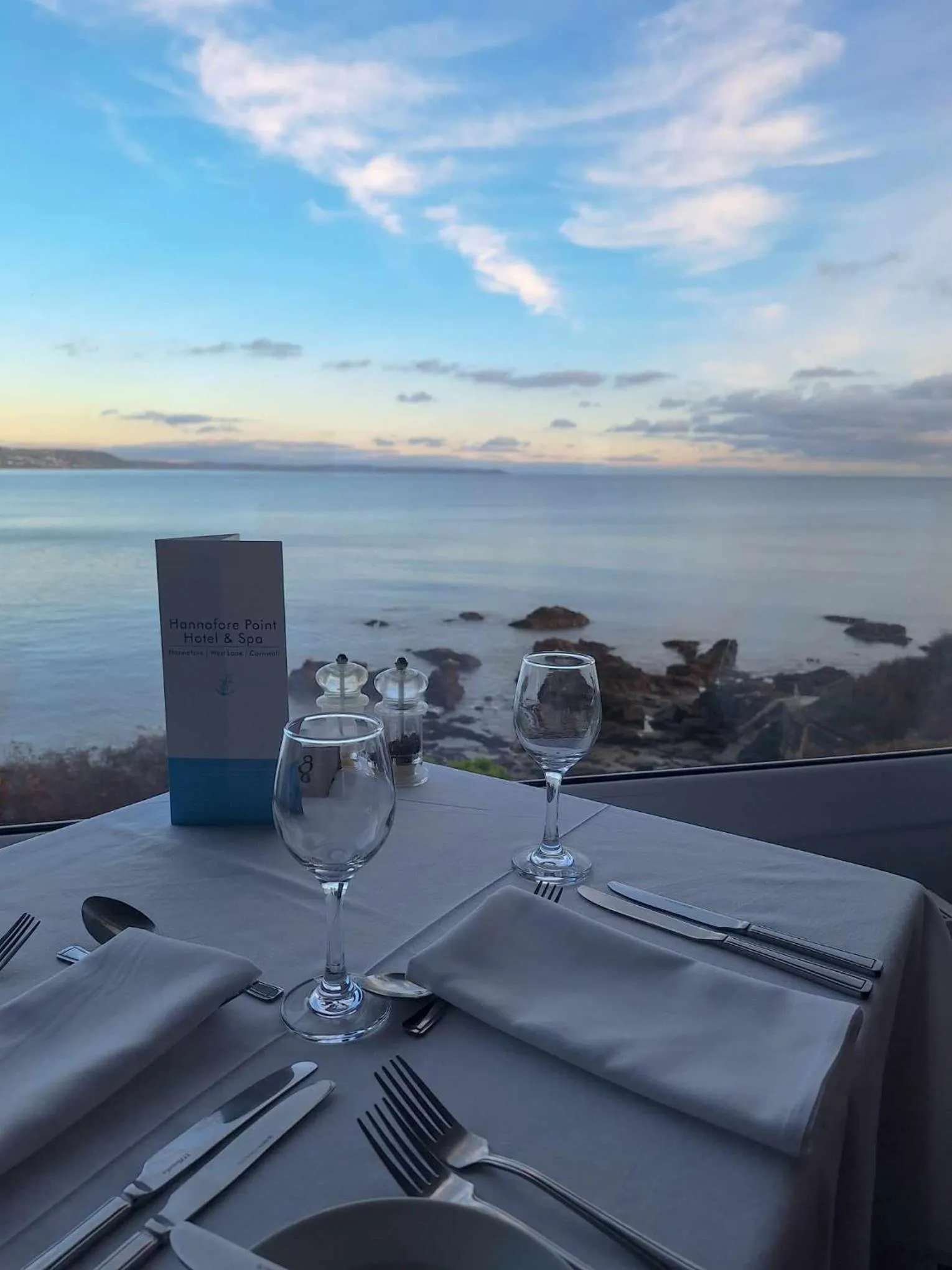 Dining area in The Hannafore Point Hotel