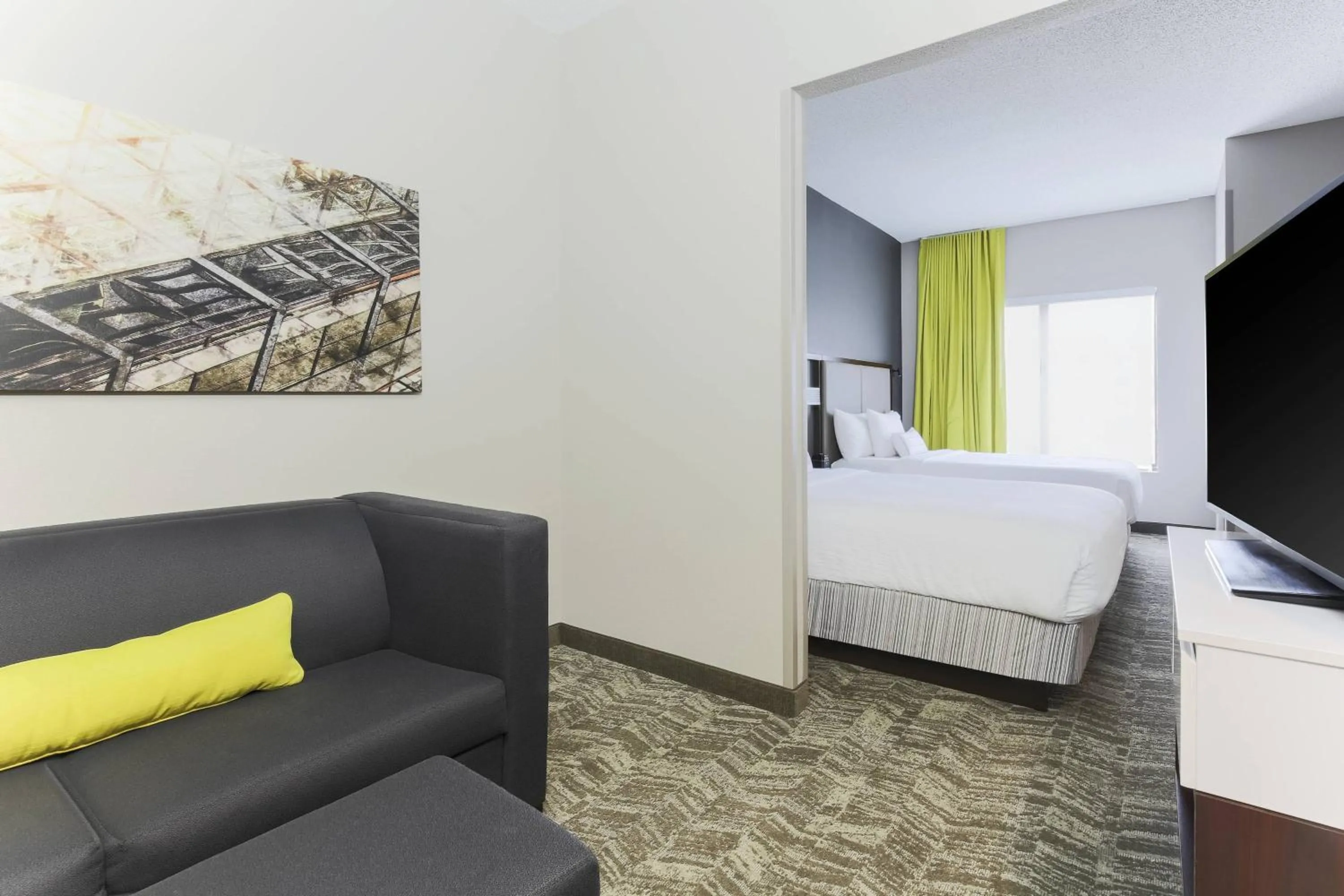 Photo of the whole room, Bed in SpringHill Suites by Marriott Austin Parmer/Tech Ridge